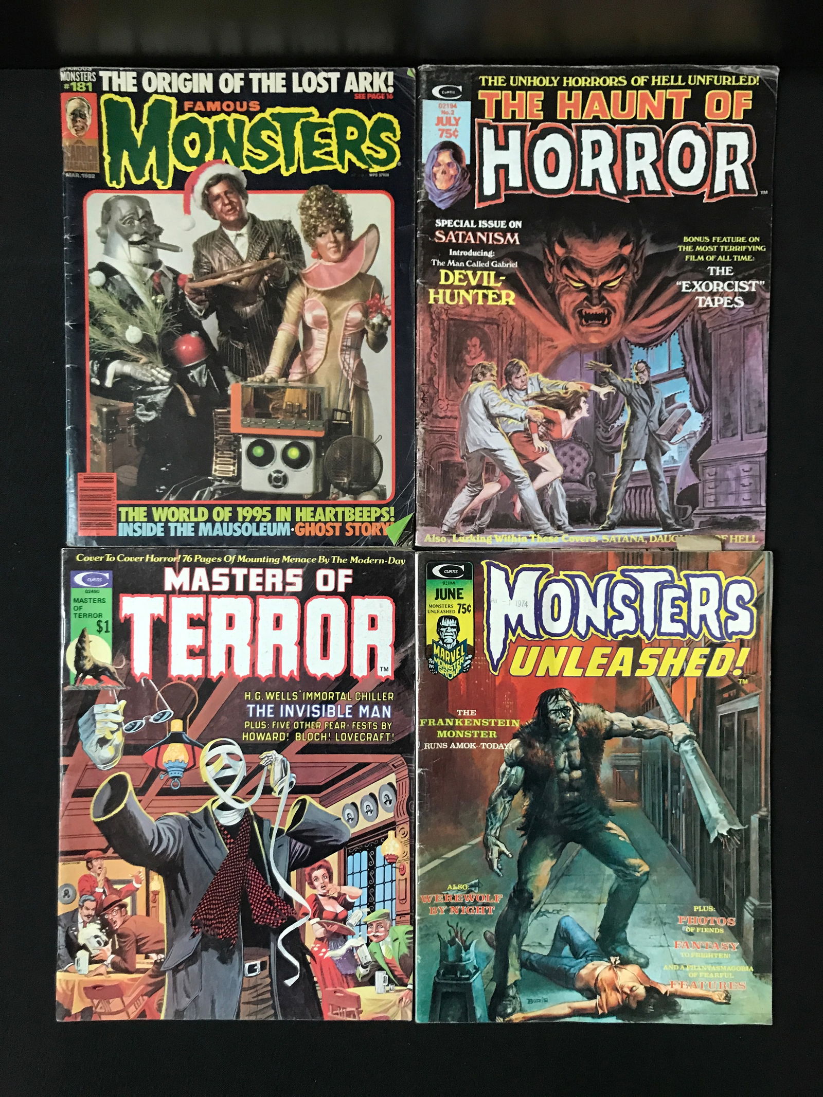 LOT OF 4 HORROR COMICS - VARIOUS PUBLISHERS (1 of 1)