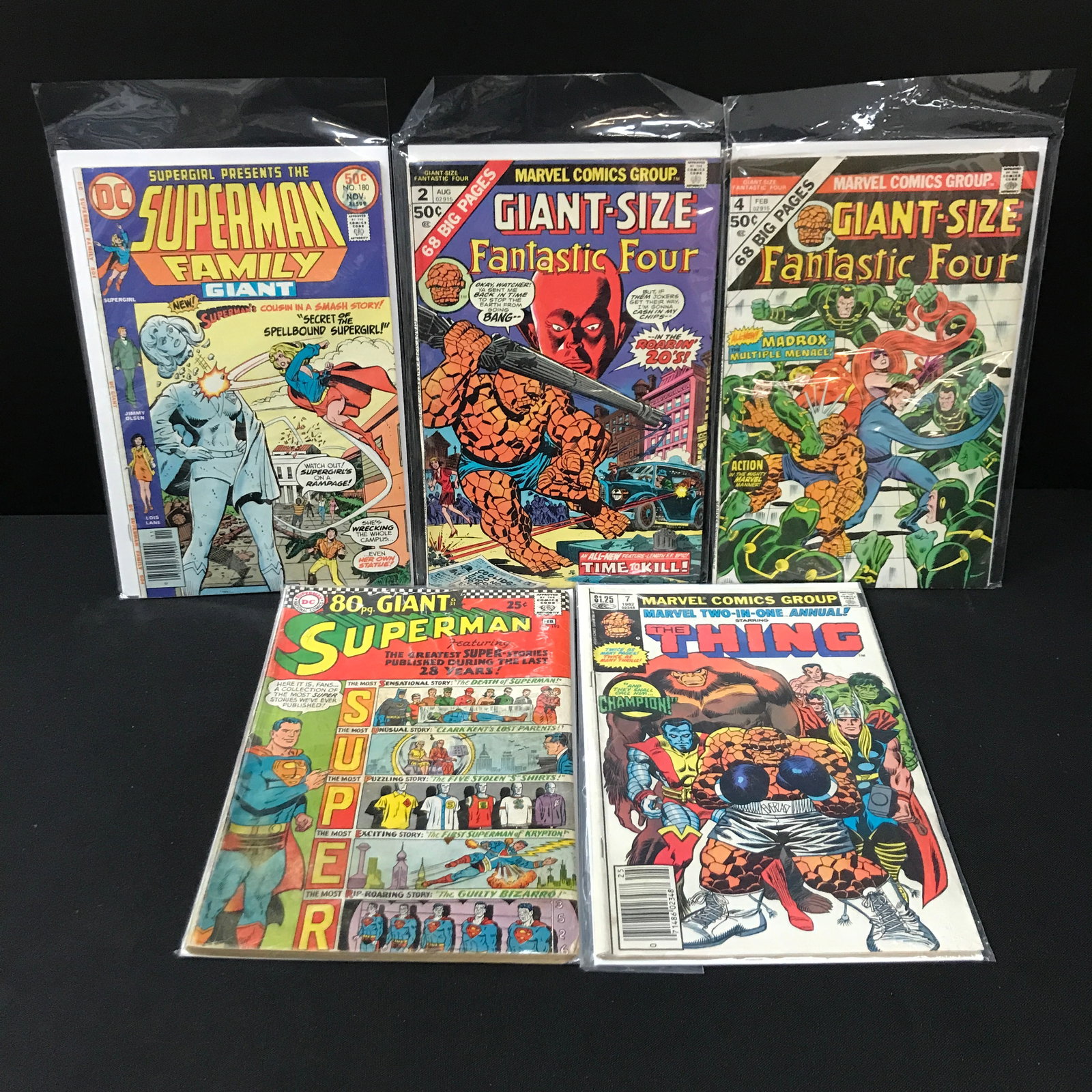 LOT OF 5 COMICS 0- MARVEL AND DC: Prices are in Canadian dollars