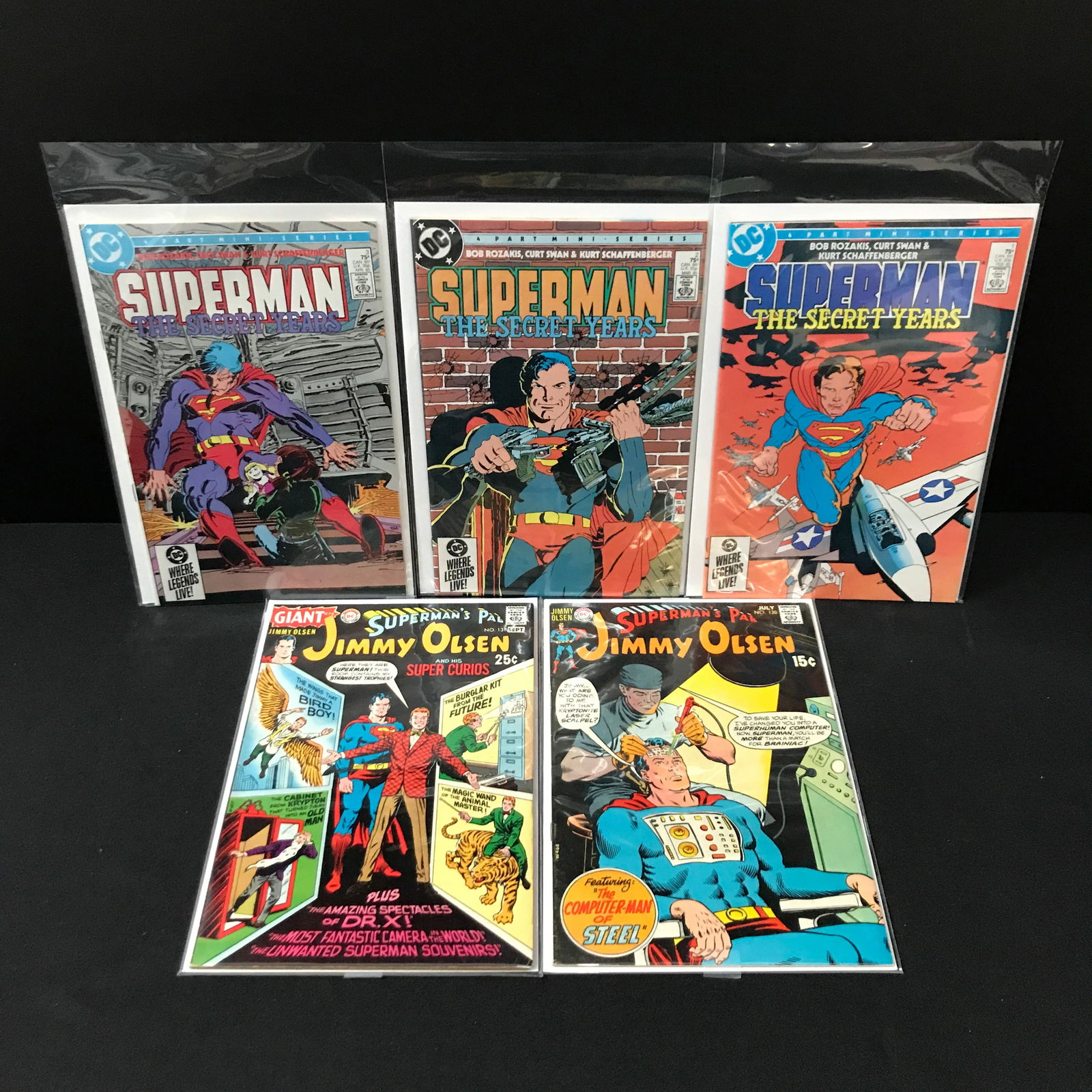 LOT OF 5 SUPERMAN COMICS - DC COMICS (1 of 1)