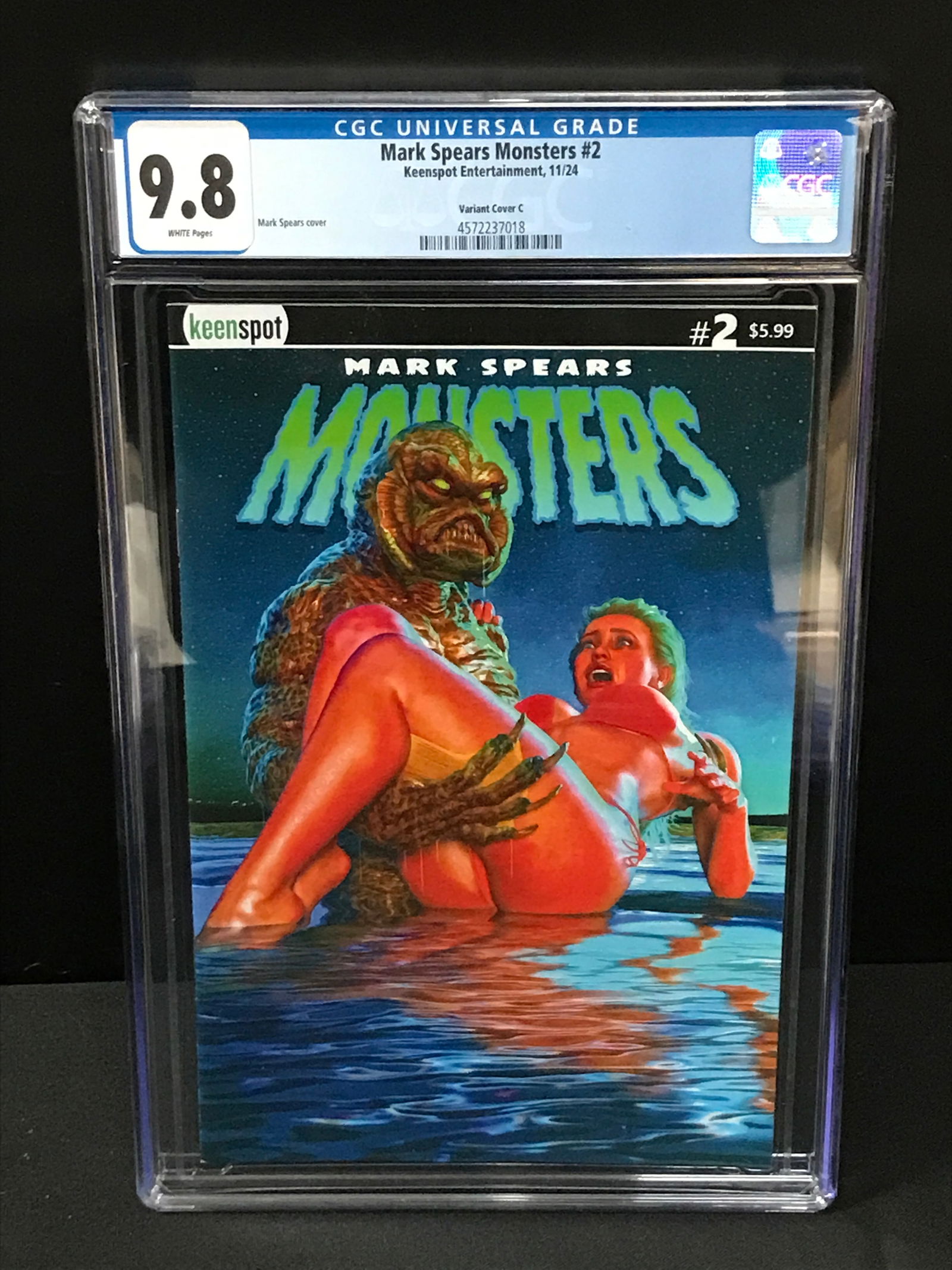 MARK SPEARS MONSTERS #2 - CGC GRADE 9.8 (1 of 1)
