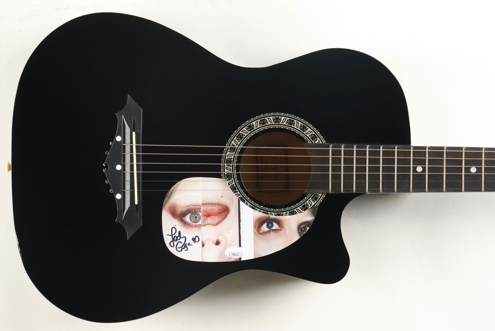 LADY GAGA SIGNED ACOUSTIC GUITAR - JSA COA (1 of 3)