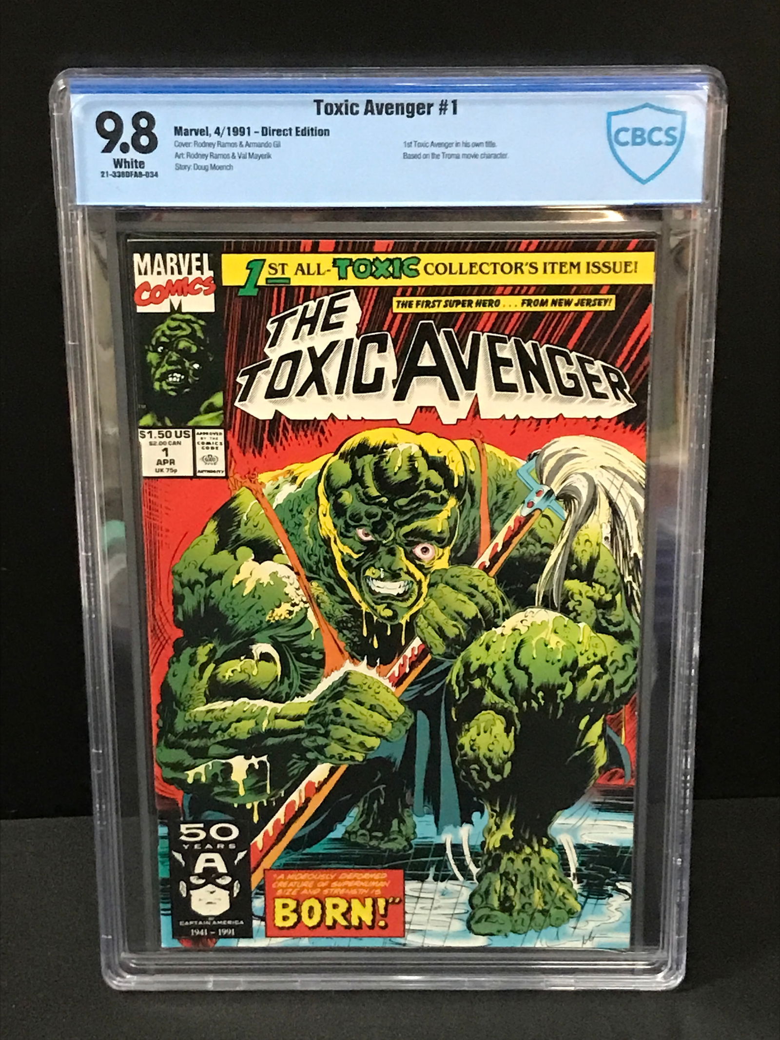 TOXIC AVENGER #1 - CBCS GRADE 9.8 (1 of 1)