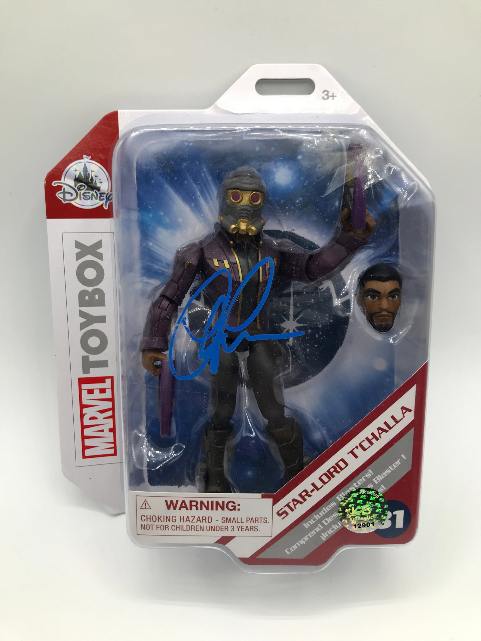 CHRIS PRATT SIGNED STAR LORD ACTION FIGURE - KB COA: Prices are in Canadian dollars