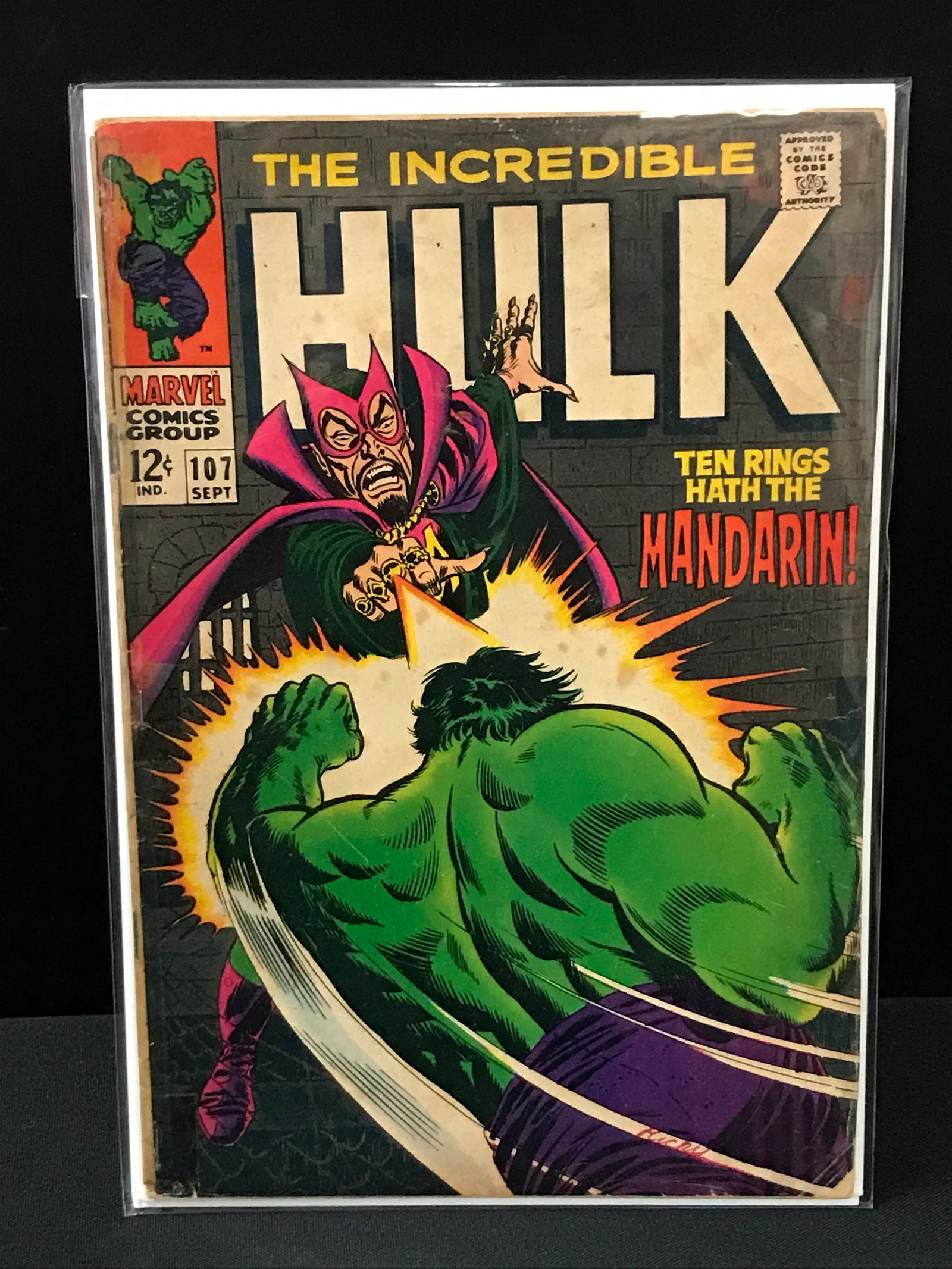 THE INCREDIBLE HULK #107 - MARVEL COMICS: Prices are in Canadian dollars