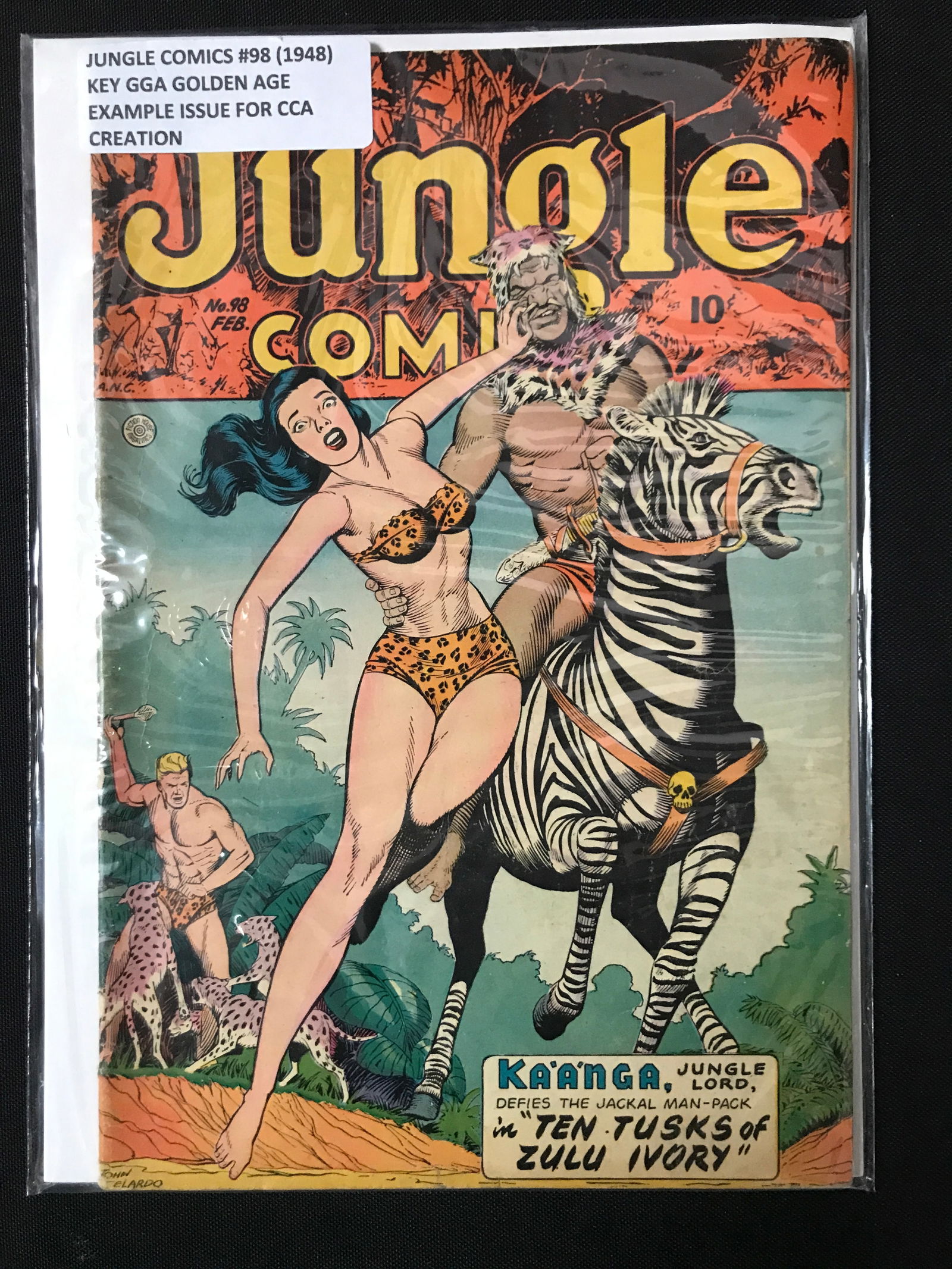 JUNGLE COMICS #98 - FICTION HOUSE (1 of 1)