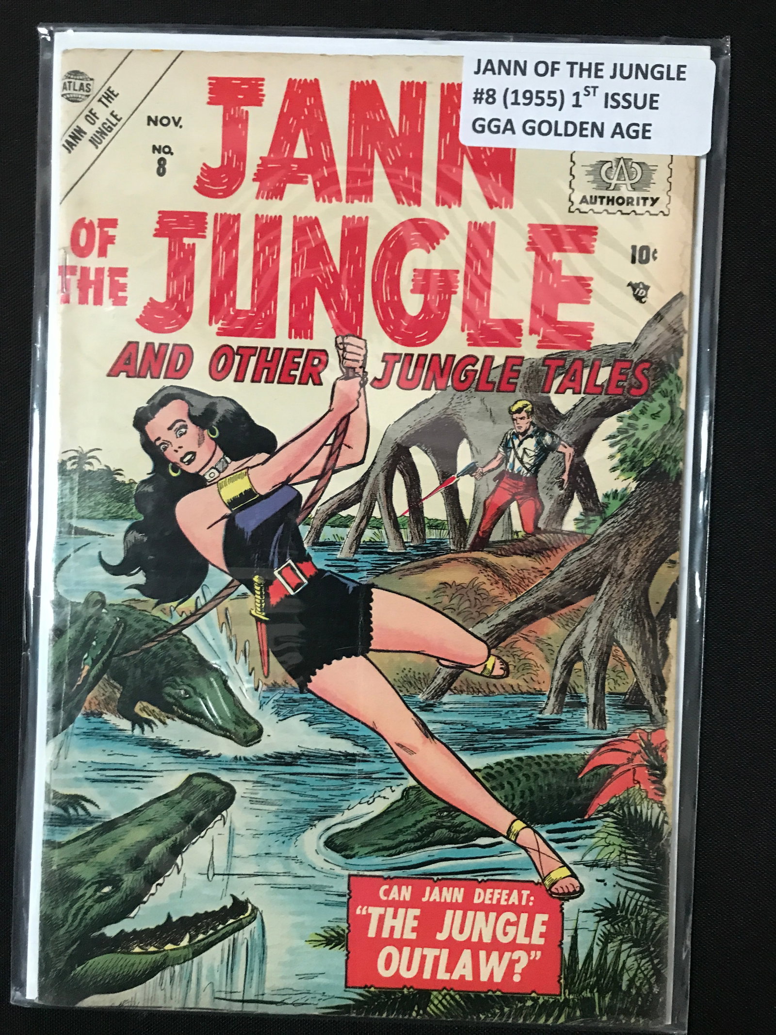 JANN OF THE JUNGLE #8 - ATLAS COMICS: Prices are in Canadian dollars