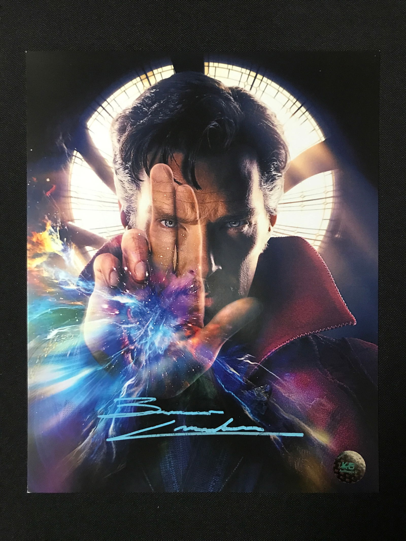 BENEDICT CUMBERBATCH SIGNED DOCTOR STRANGE 8X10 - KB COA (1 of 1)