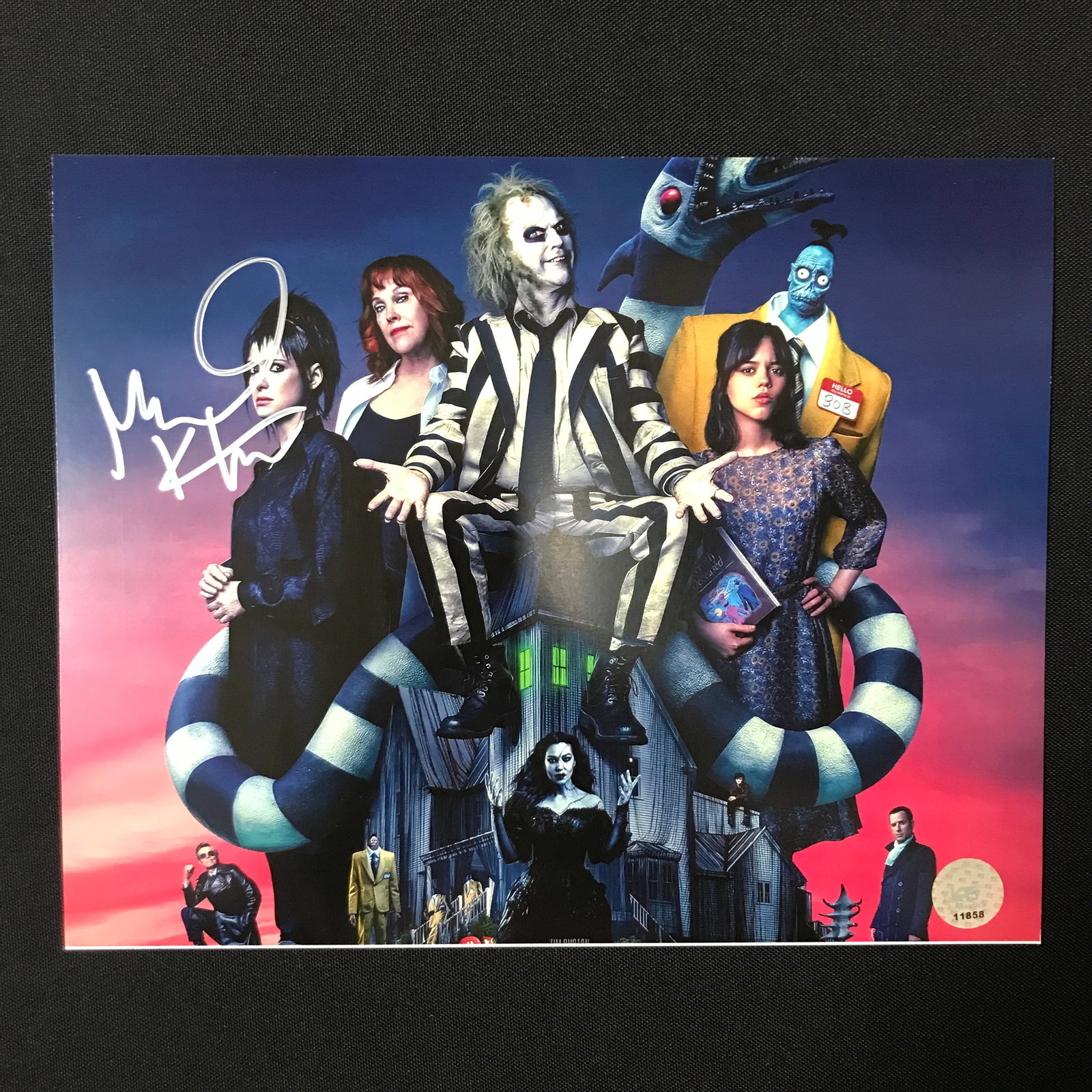 MICHAEL KEATON SIGNED BEETLEJUICE 8X10 - KB COA: Prices are in Canadian dollars