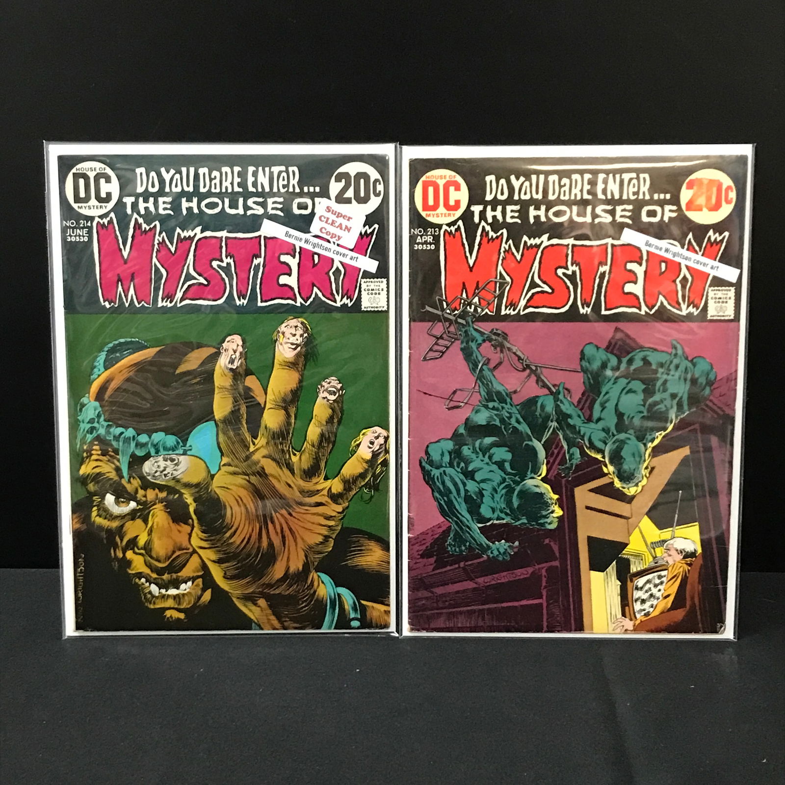 LOT OF 2 HOUSE OF MYSTERY COMICS #213-214 - DC COMICS (1 of 1)