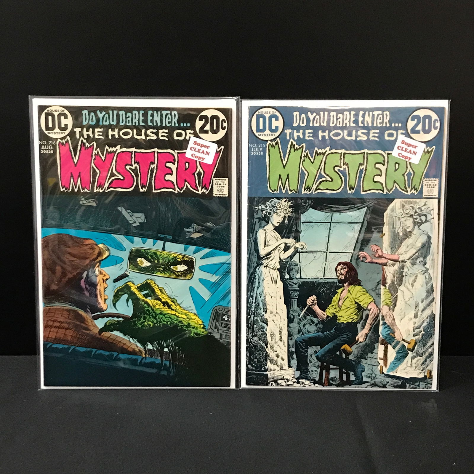 LOT OF 2 HOUSE OF MYSTERY COMICS #215-216 - DC COMICS (1 of 1)