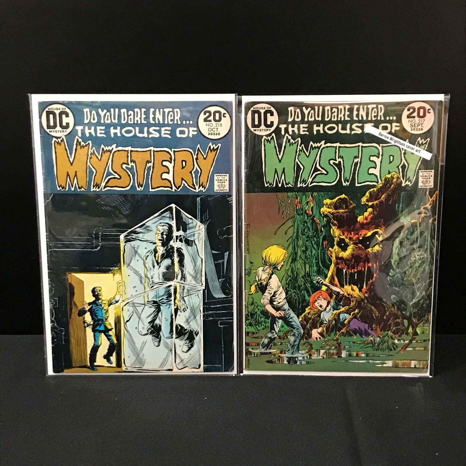 LOT OF 2 HOUSE OF MYSTERY COMICS #217-218 - DC COMICS (1 of 1)
