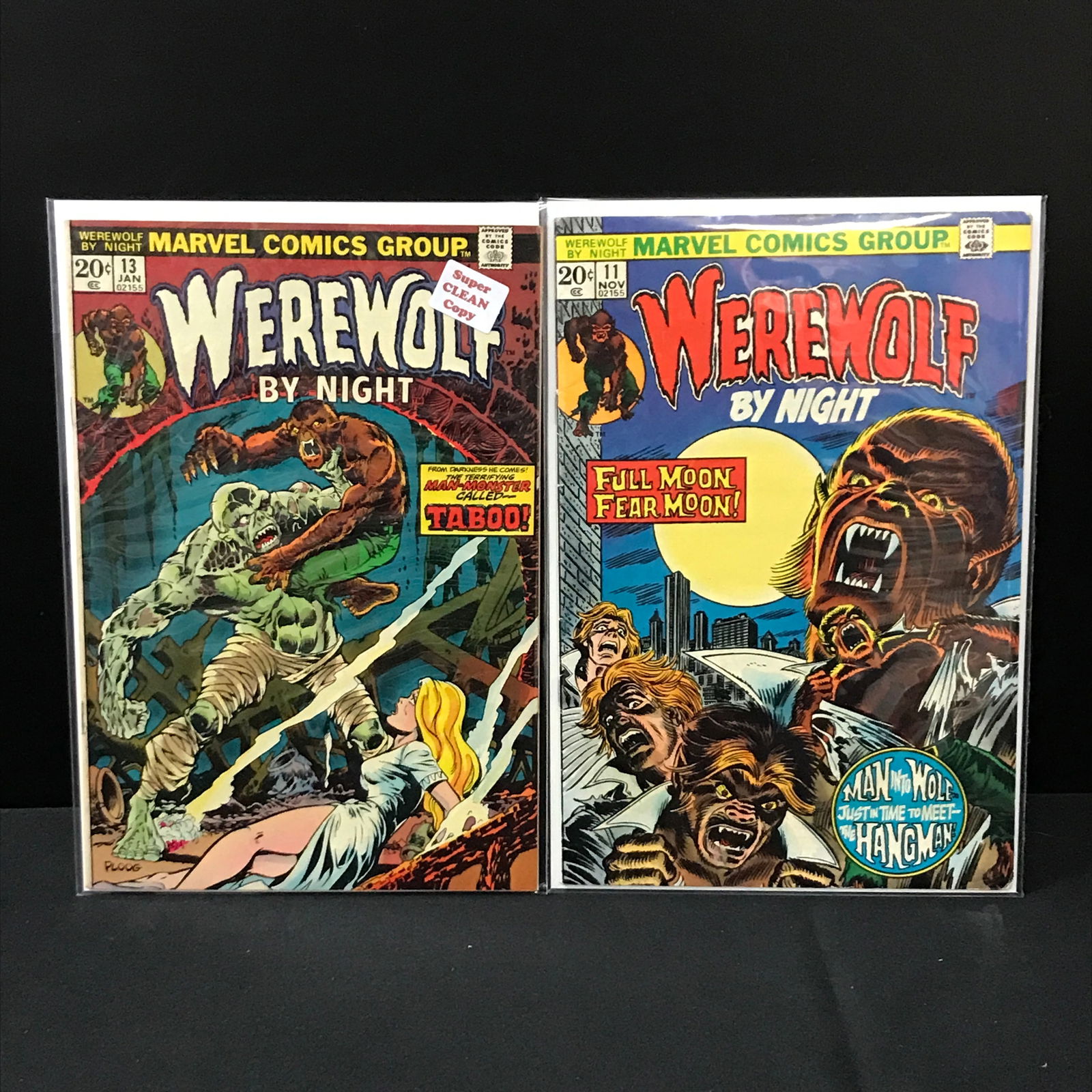 LOT OF 2 WEREWOLF BY NIGHT COMICS - MARVEL COMICS (1 of 1)