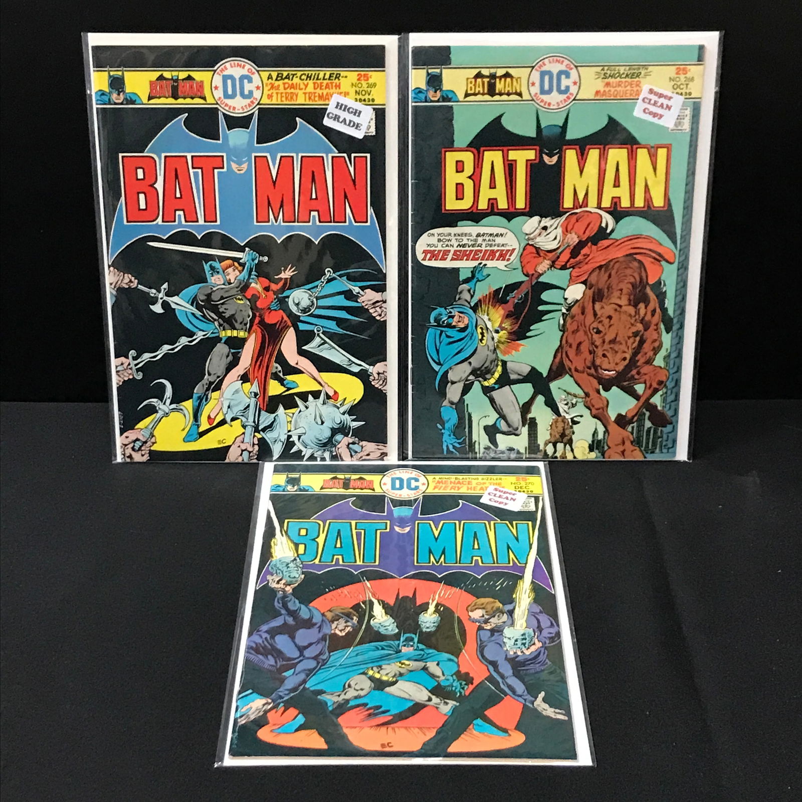 LOT OF 3 BATMAN COMICS #268-270 - DC COMICS (1 of 1)