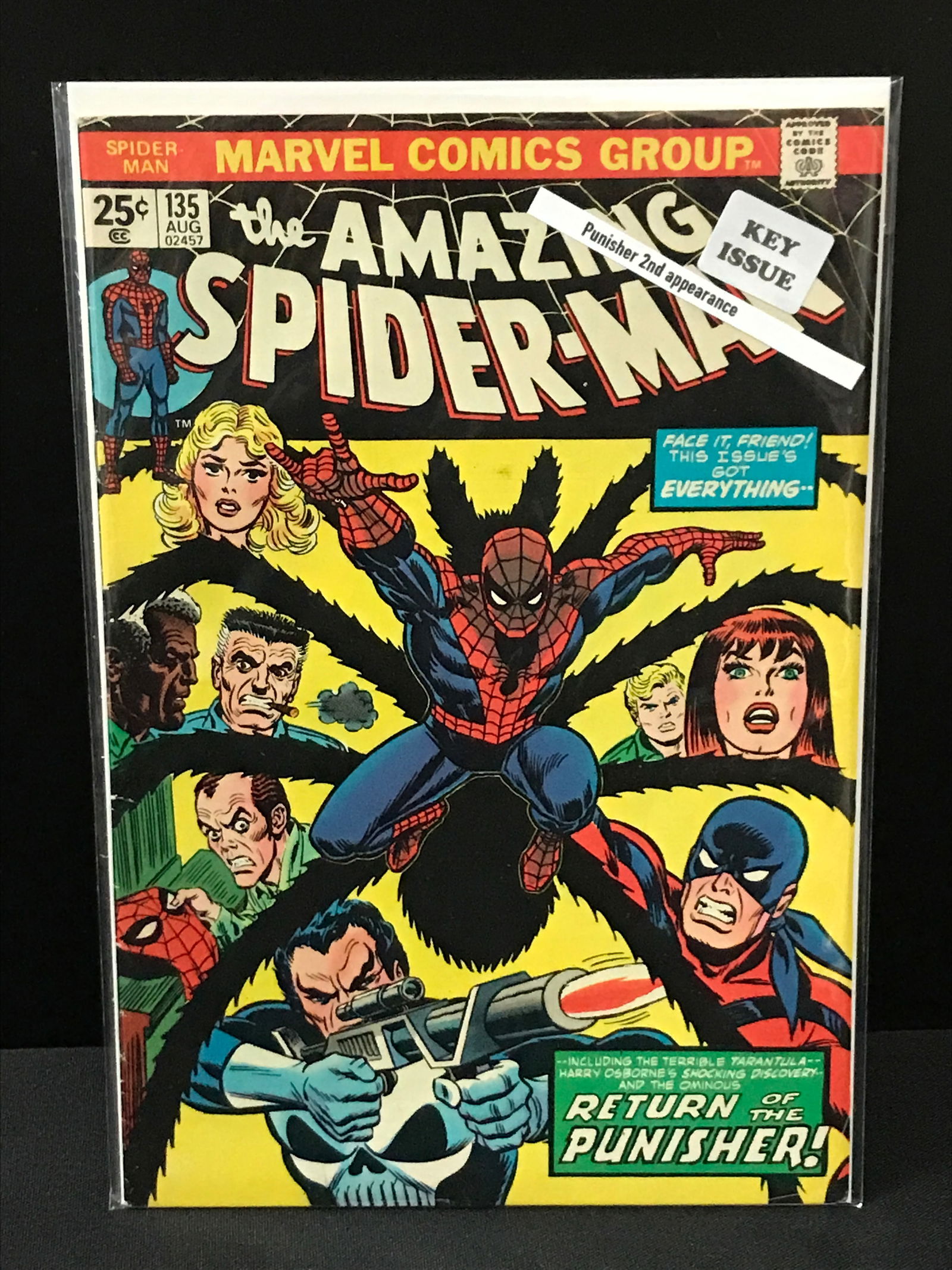THE AMAZING SPIDERMAN #133 2ND APPEARANCE OF PUNISHER - MARVEL COMICS (1 of 1)
