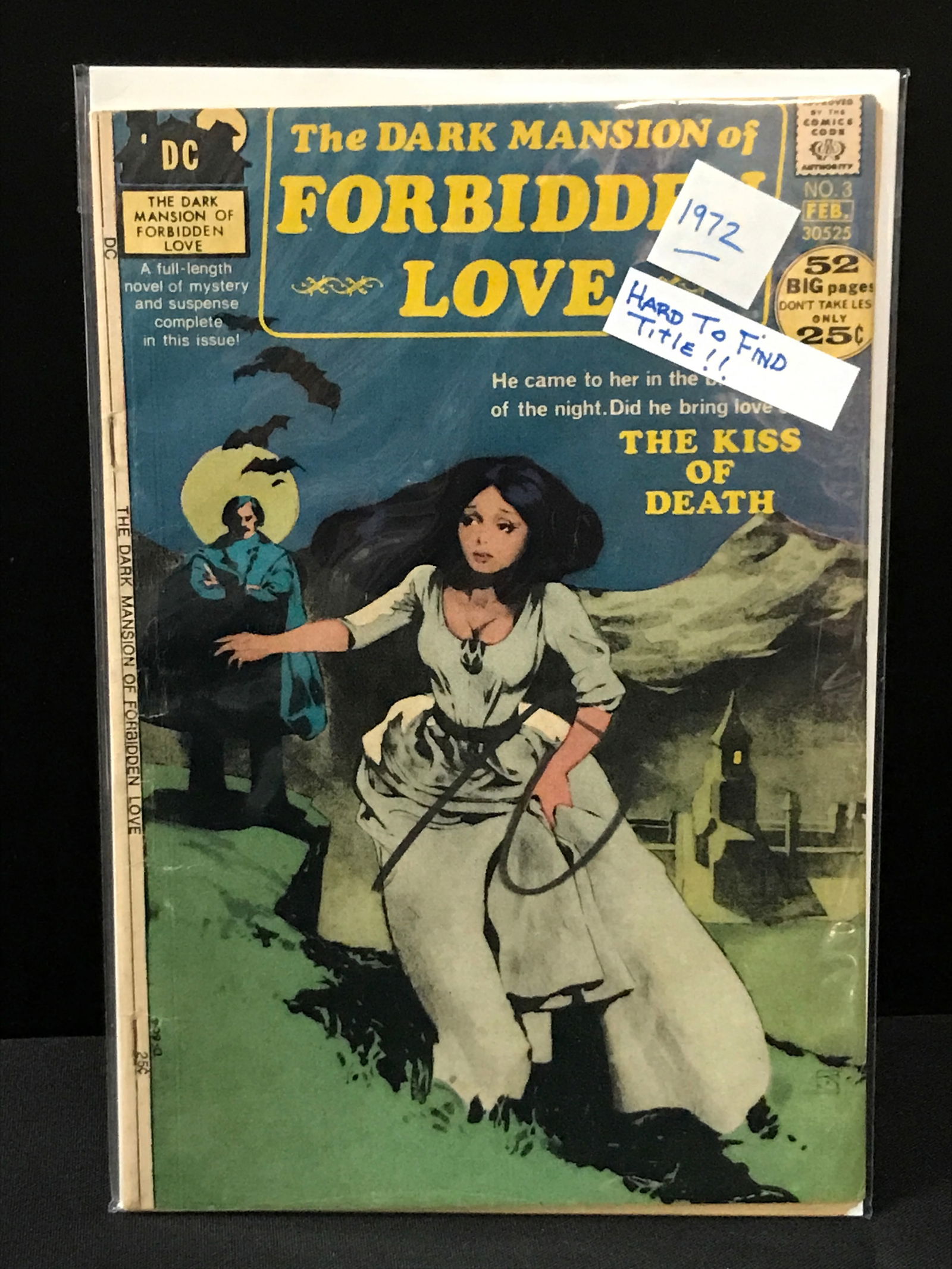 THE DARK MANSION OF FORBIDDEN LOVE #3 - DC COMICS (1 of 1)