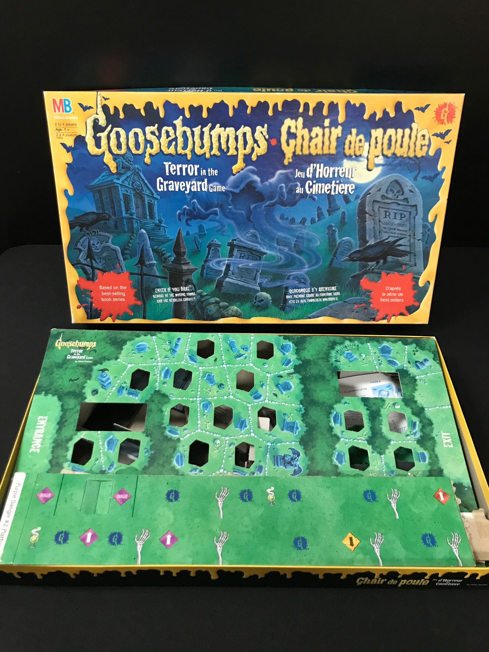 GOOSEBUMPS TERROR IN THE GRAVEYARD GAME IN BOX: Prices are in Canadian dollars