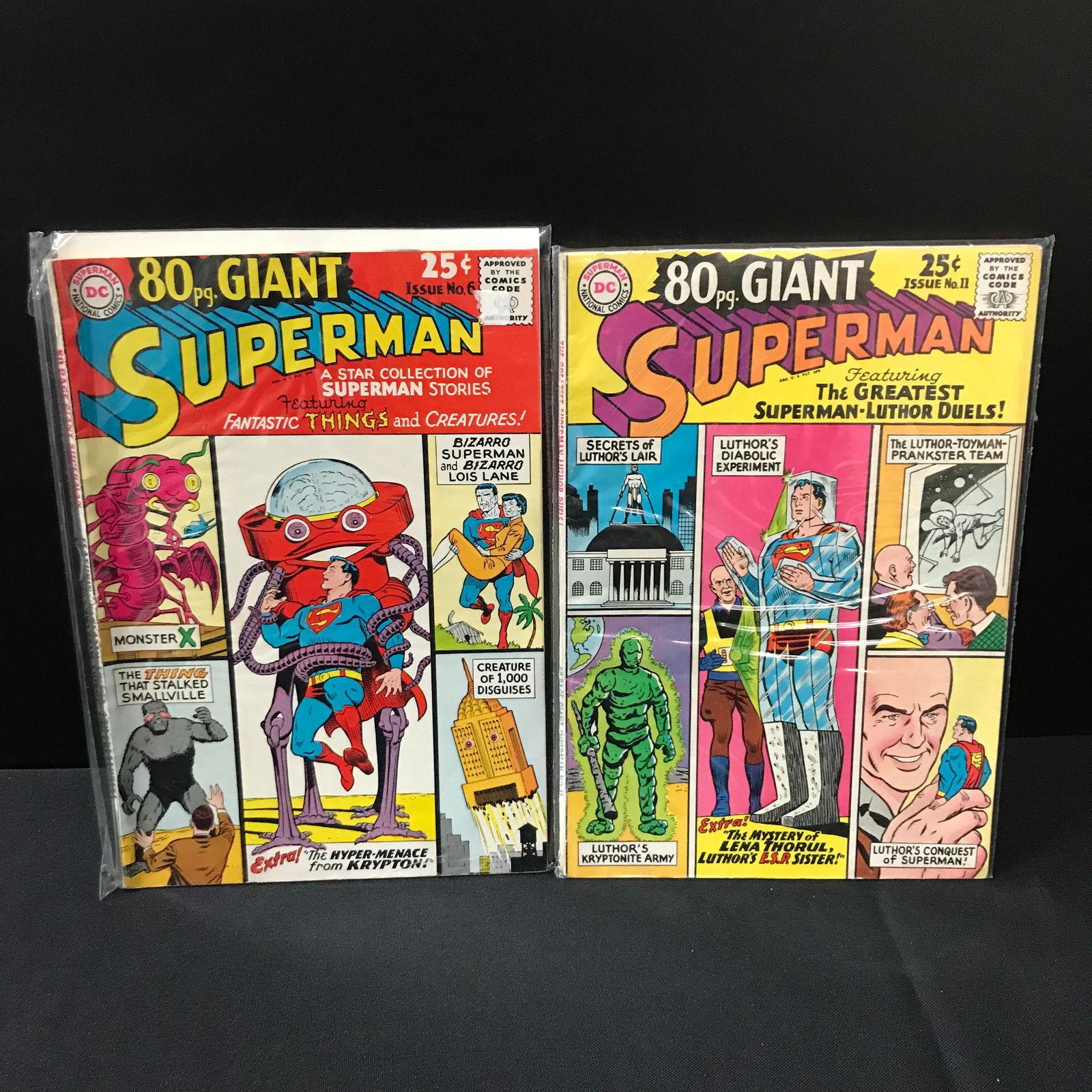 LOT OF 2 GIANT SUPERMAN COMICS - DC COMICS (1 of 1)