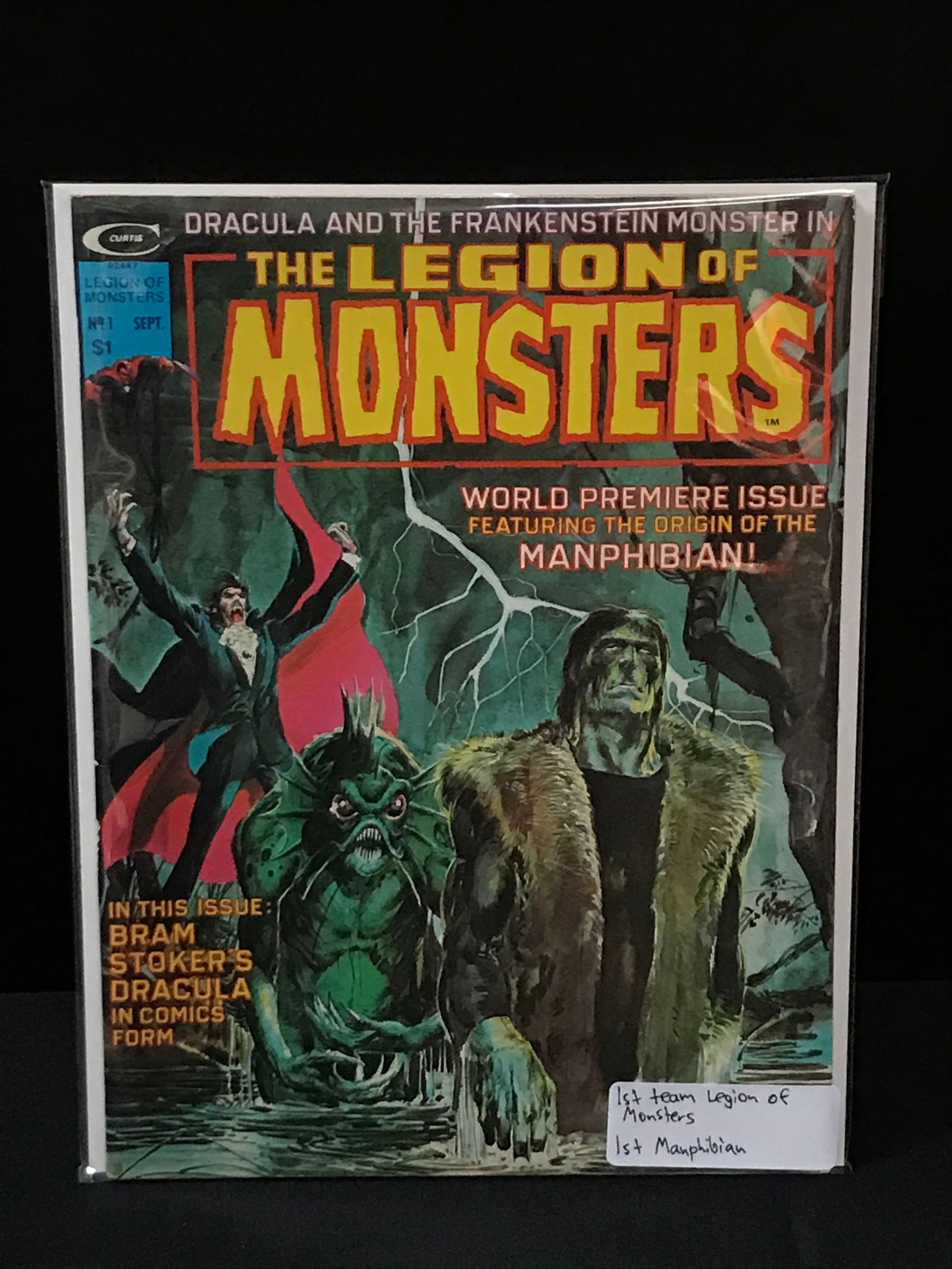 THE LEGION OF MONSTERS #1 - CURTIS COMICS (1 of 1)