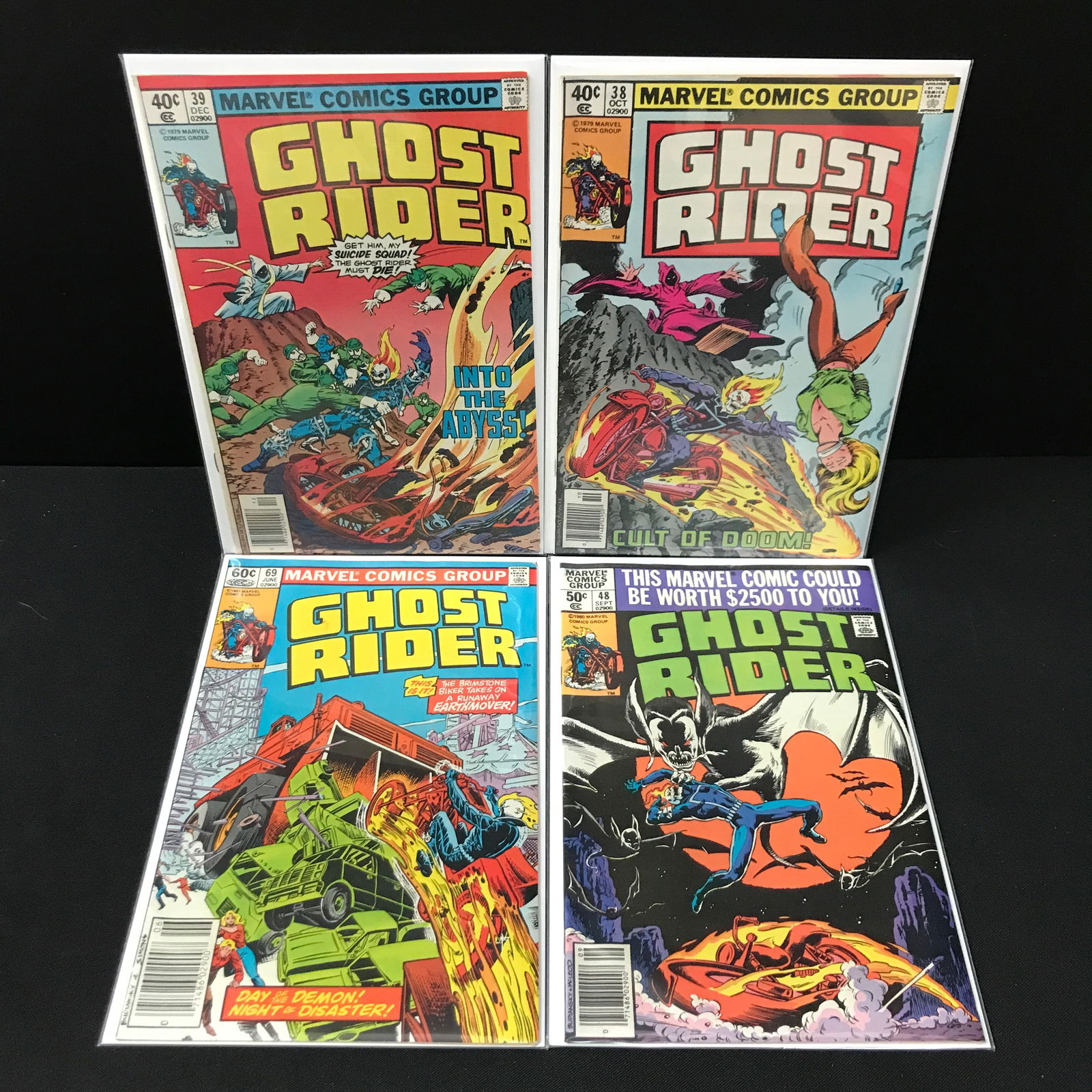 LOT OF 4 GHOST RIDER COMICS - MARVEL COMICS (1 of 1)
