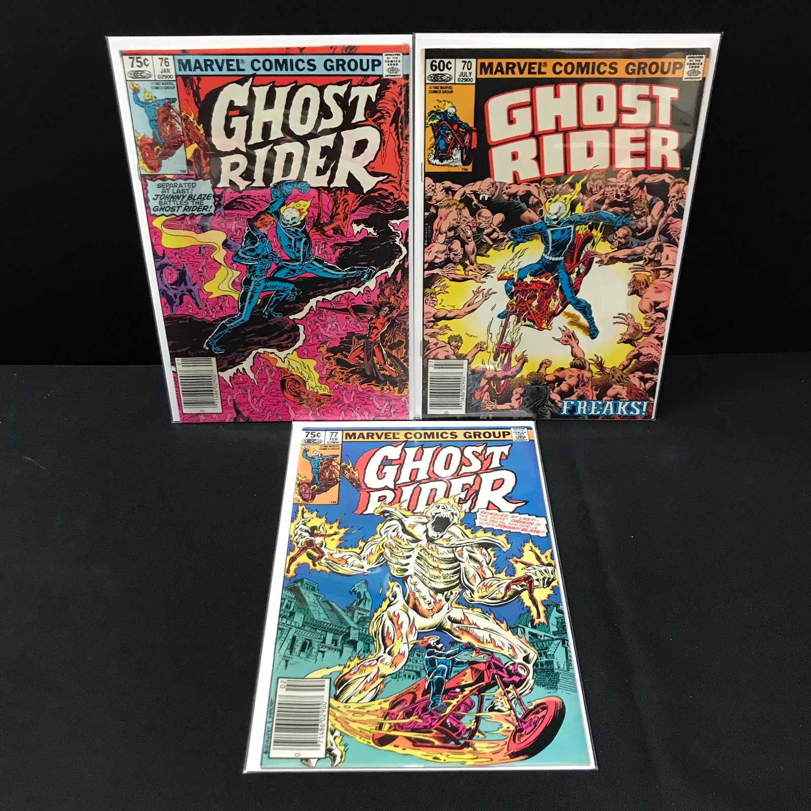 LOT OF 3 GHOST RIDER COMICS - MARVEL COMICS (1 of 1)