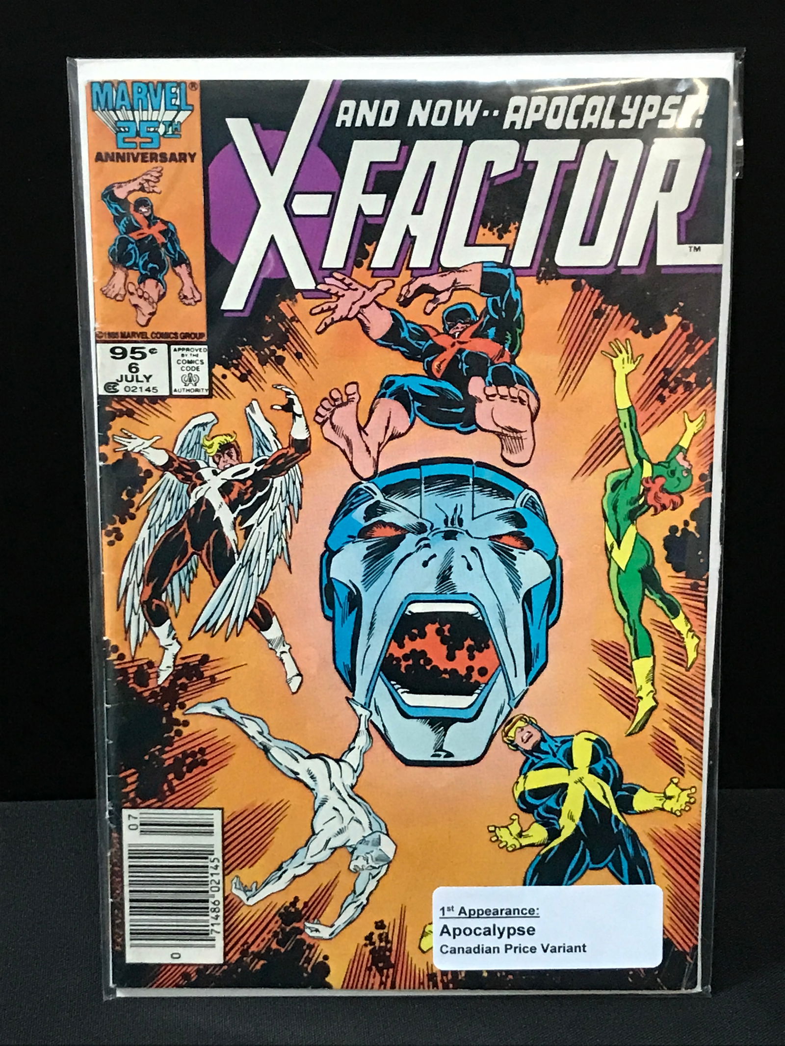 X-FACTOR #6 1ST APPEARANCE OF APOCALYPSE - MARVEL COMICS (1 of 1)