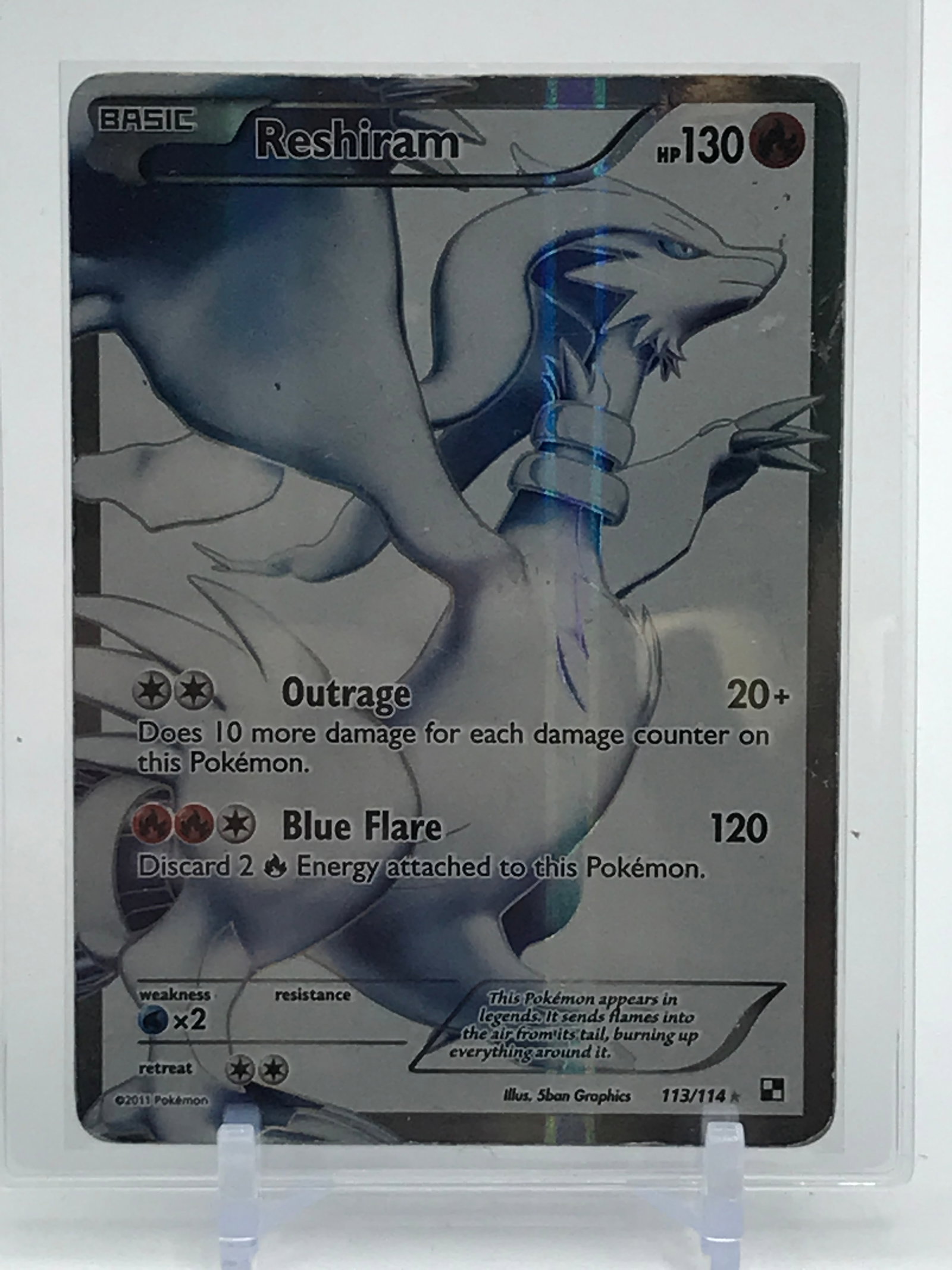 2011 Pok?mon Black & White - 113/114 Reshiram Full Art Rare: Prices are in Canadian dollars