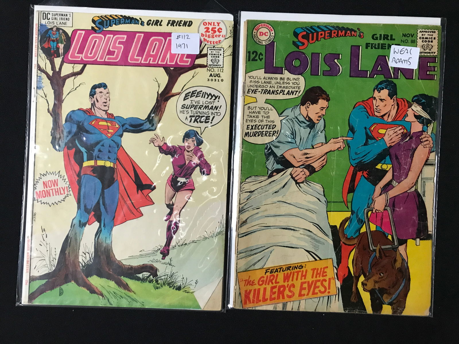 LOT OF 2 SUPERMAN'S GIRLFRIEND LOIS LANE COMICS - DC COMICS (1 of 1)