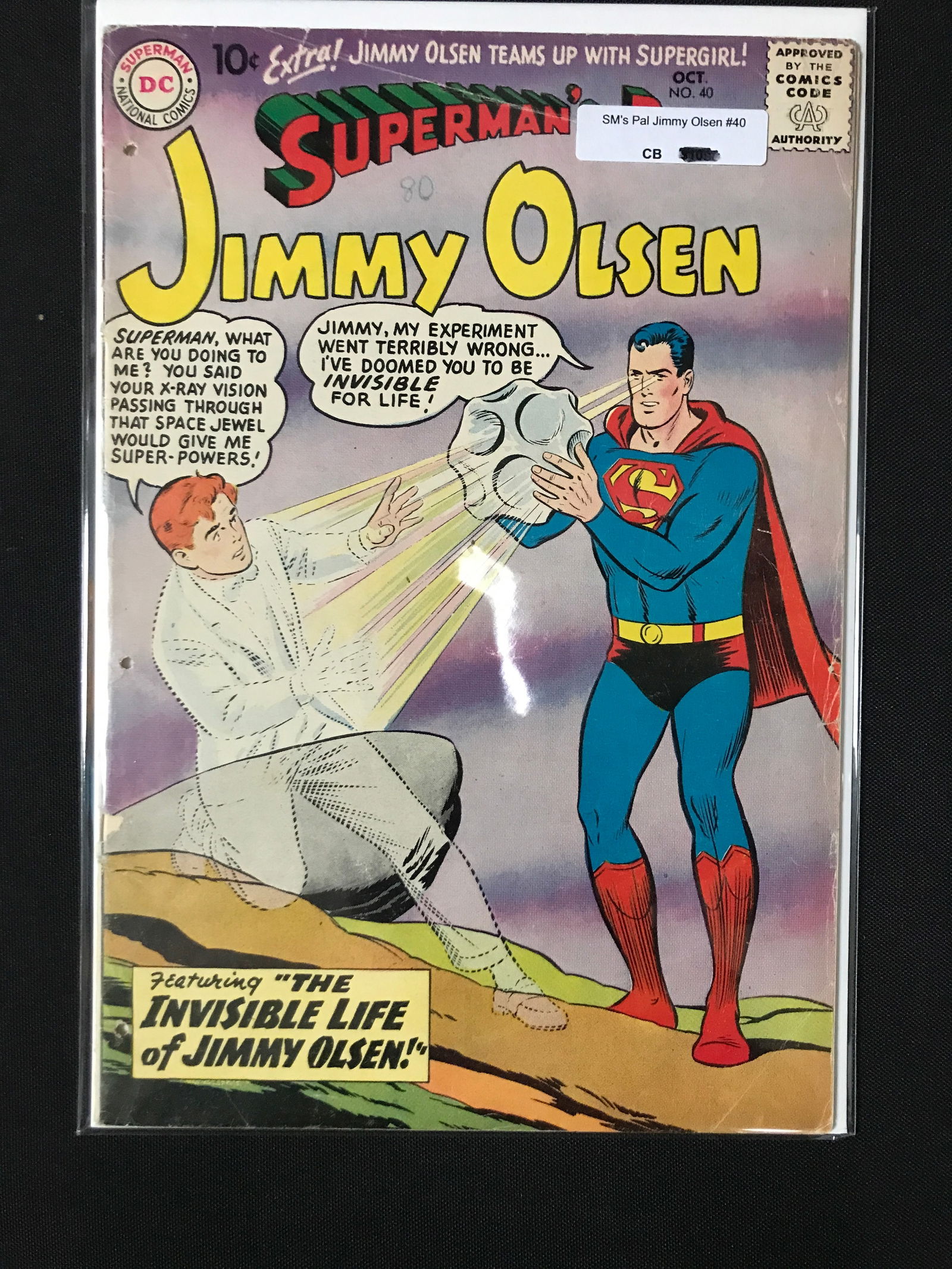 SUPERMAN'S PAL JIMMY OLSEN #40 - DC COMICS (1 of 1)
