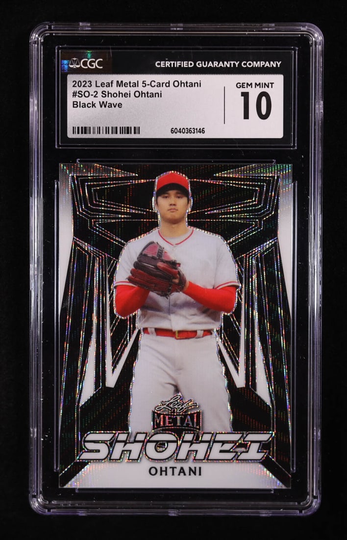 2023 LEAF METAL 5 CARD SHOHEI OHTANI - CGC GRADE 10: Prices are in Canadian dollars