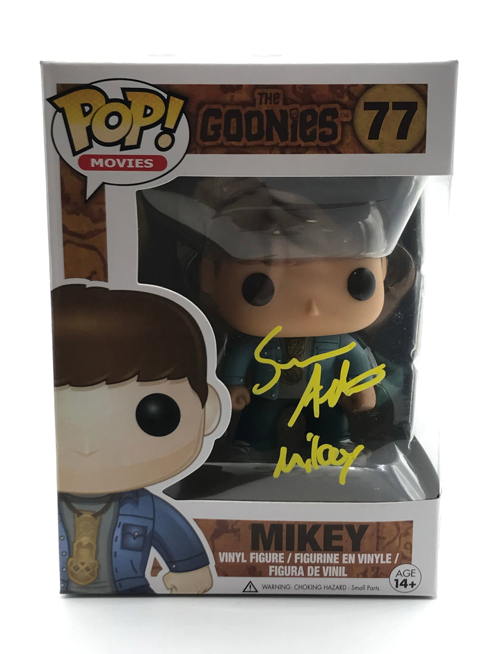 SEAN ASTIN SIGNED GOONIES FUNKO POP - WWOC COA: Prices are in Canadian dollars