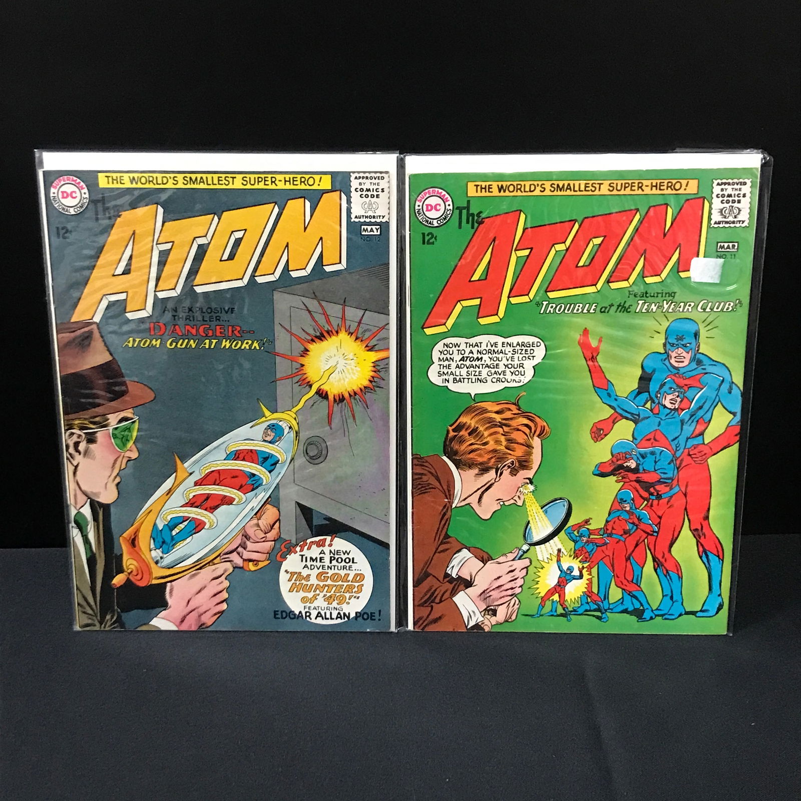 LOT OF 2 THE ATOM COMICS #11-12 - DC COMICS: Prices are in Canadian dollars