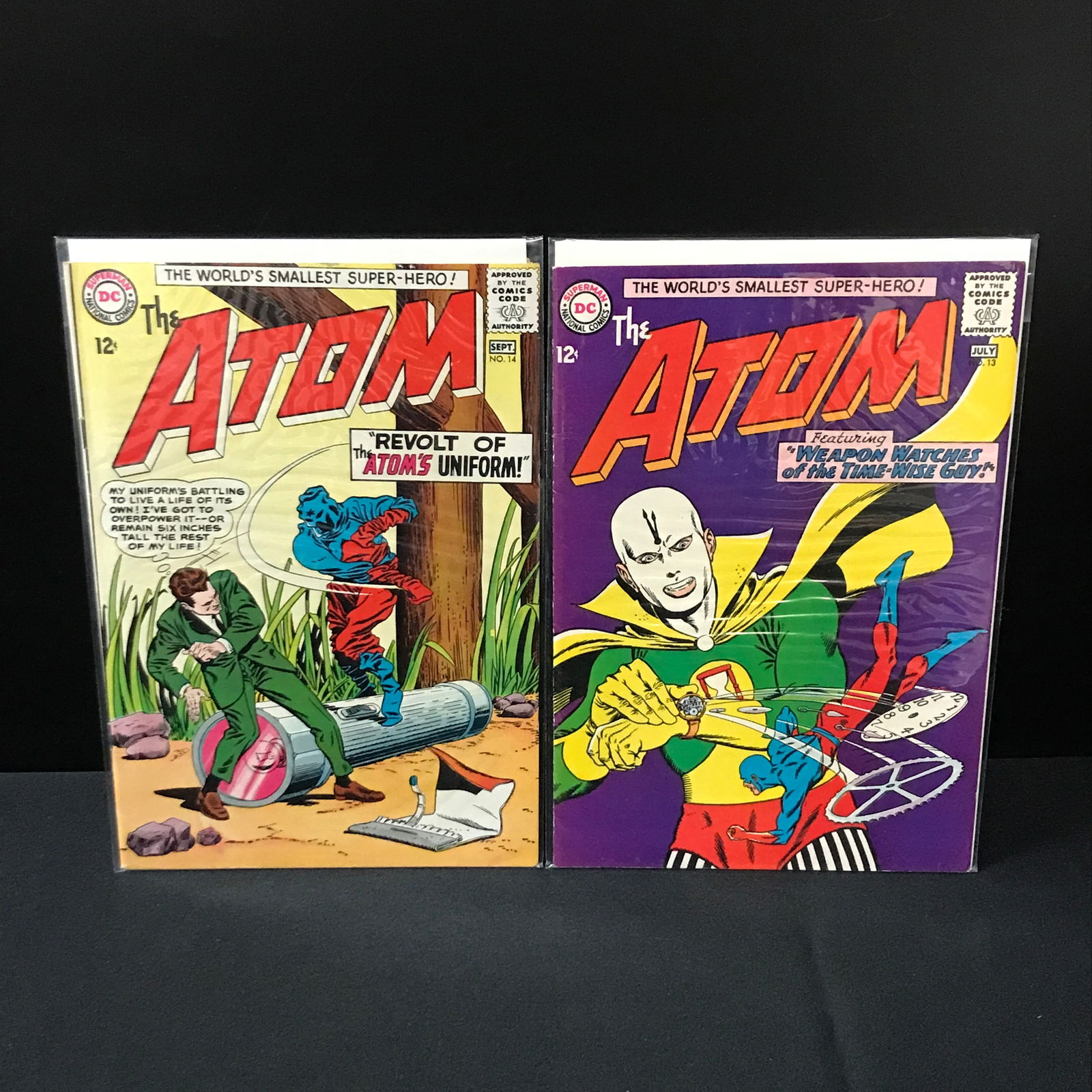 LOT OF 2 THE ATOM COMICS #13-14 - DC COMICS: Prices are in Canadian dollars