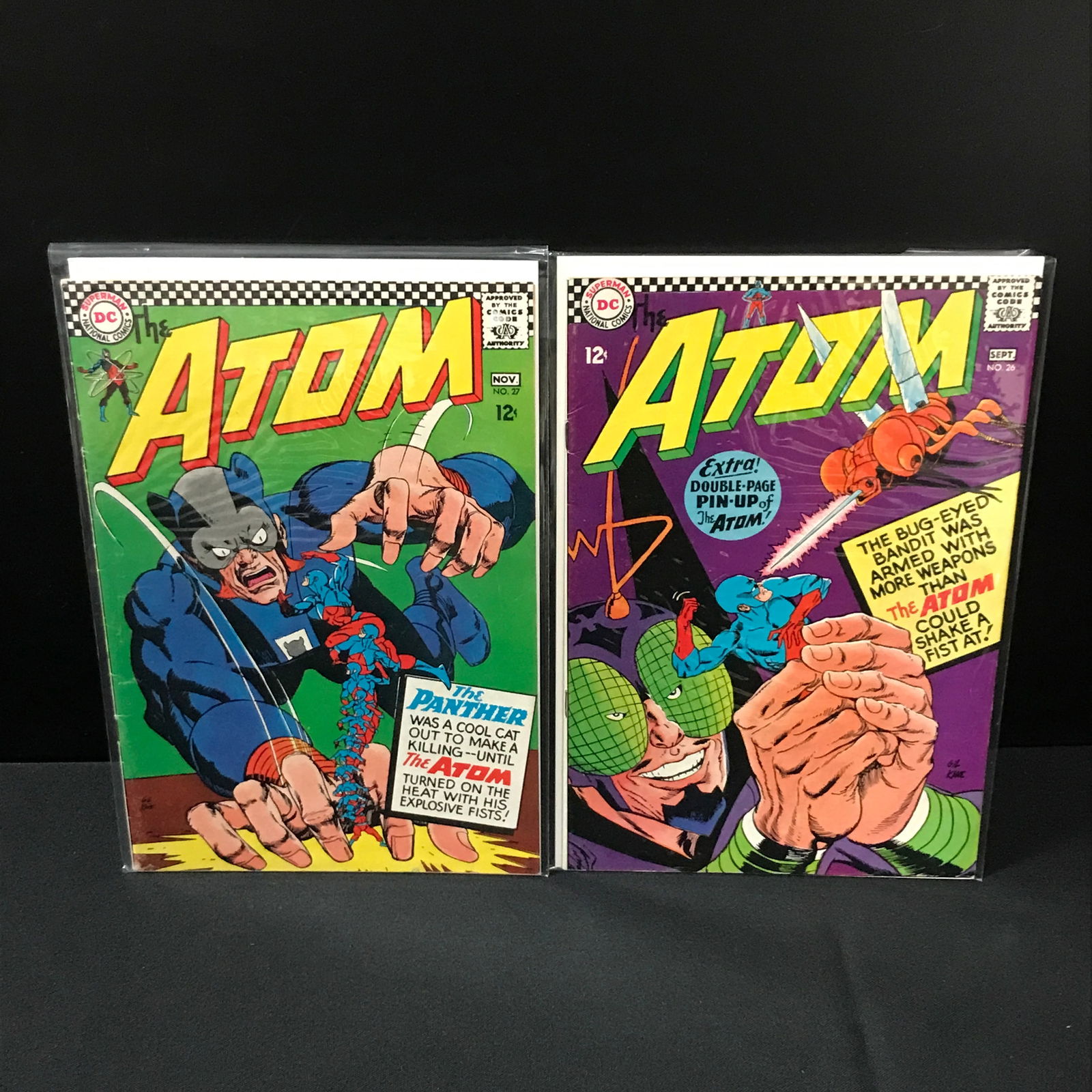 LOT OF 2 THE ATOM COMICS #26-27 - DC COMICS: Prices are in Canadian dollars