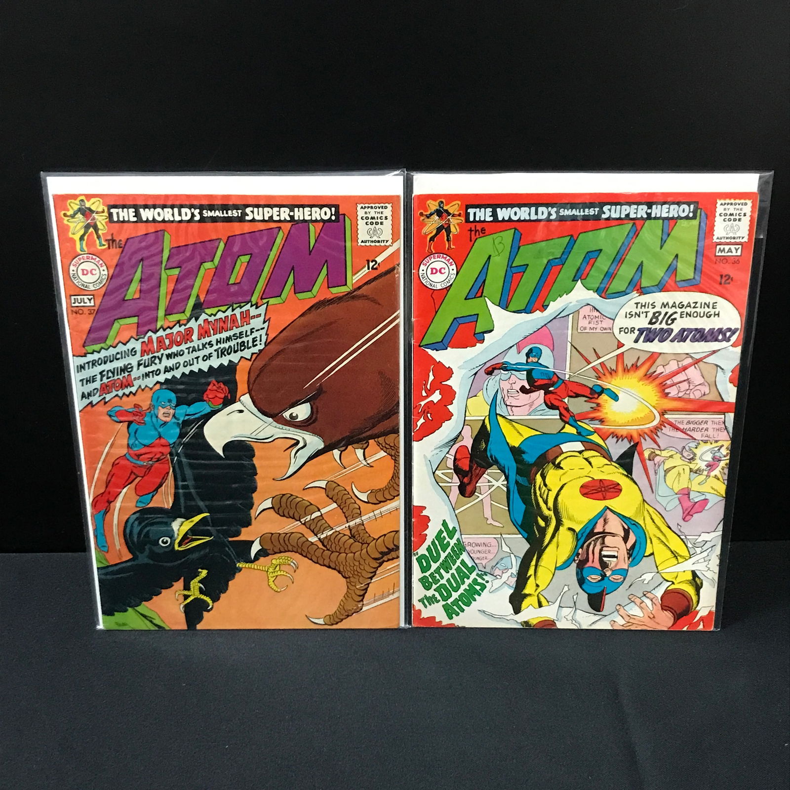 LOT OF 2 THE ATOM COMICS #36-37 - DC COMICS (1 of 1)