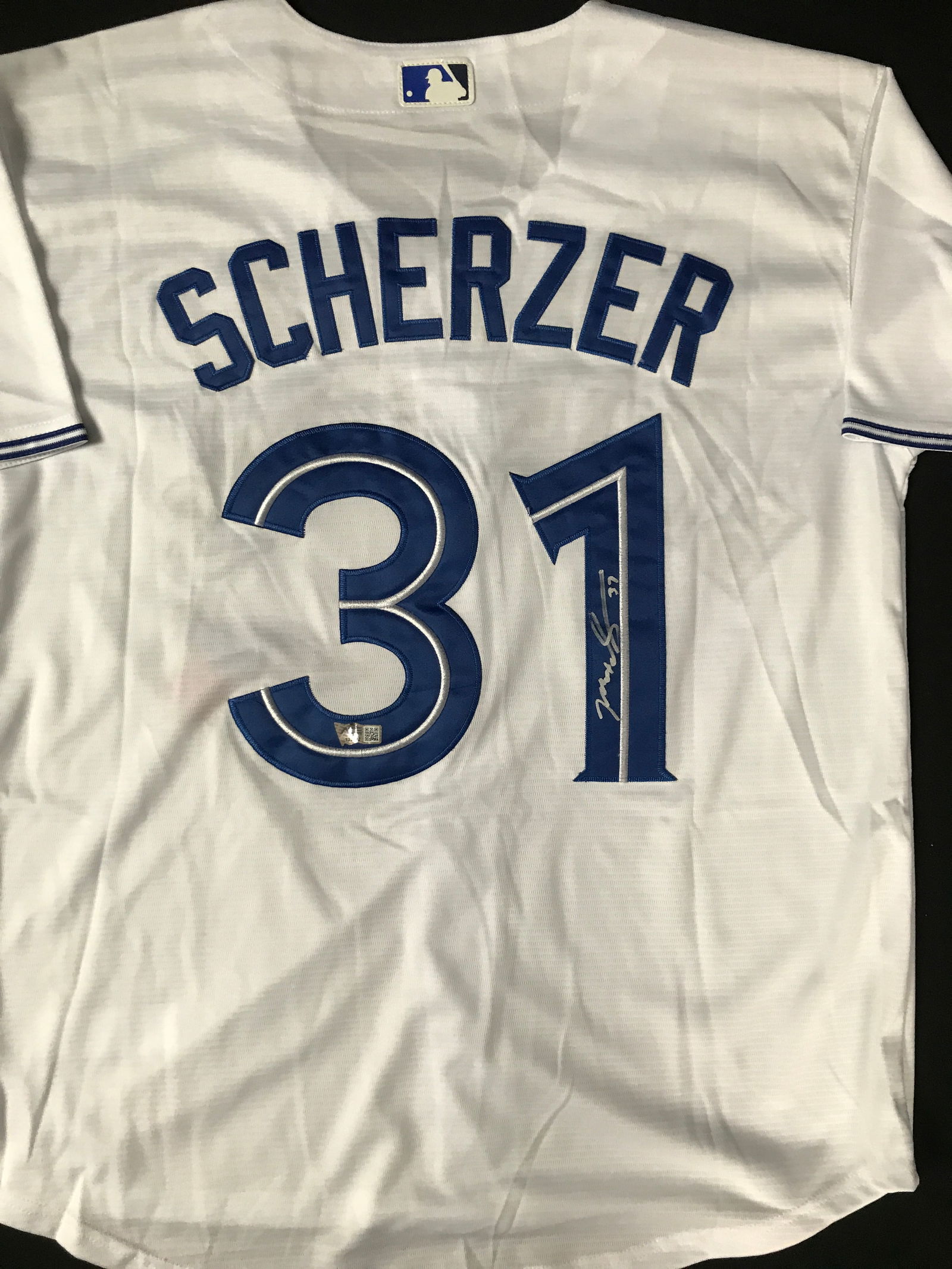 MAX SCHERZER SIGNED TORONTO BLUE JAYS JERSEY - ACE COA (1 of 3)