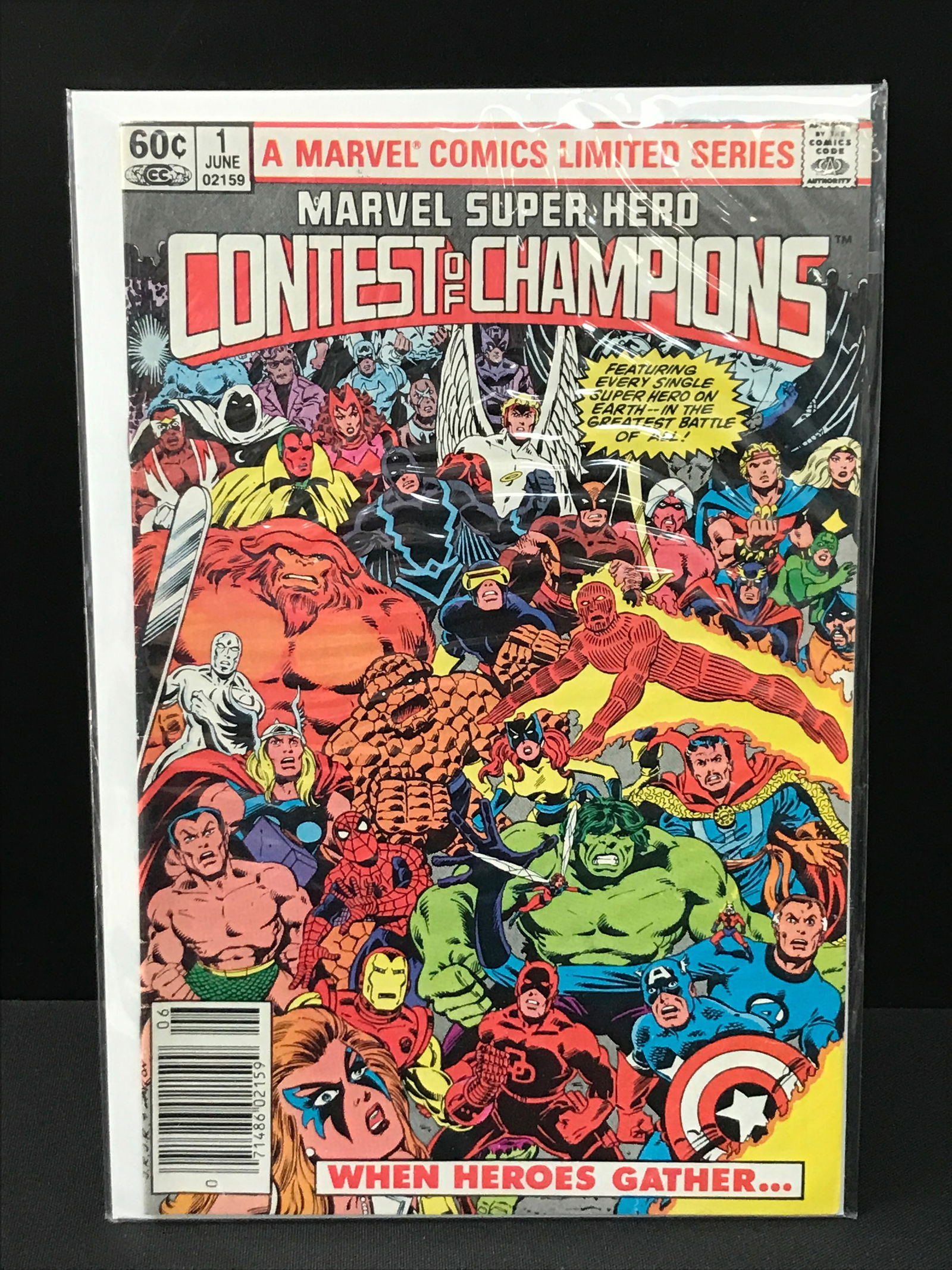 MARVEL SUPER HERO CONTEST OF CHAMPIONS #1 - MARVEL COMICS (1 of 1)