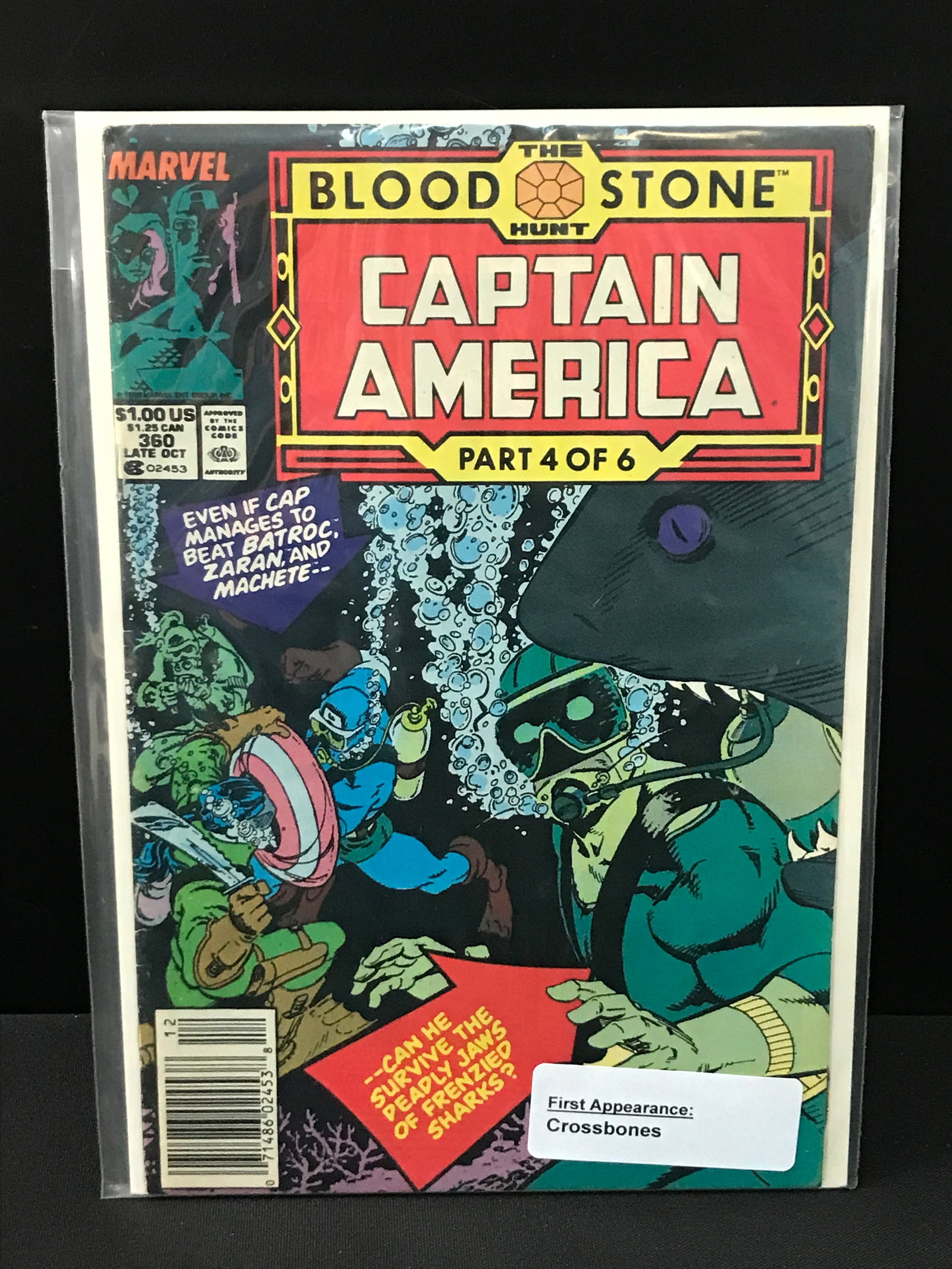 CAPTAIN AMERICA #360 - MARVEL COMICS: Prices are in Canadian dollars
