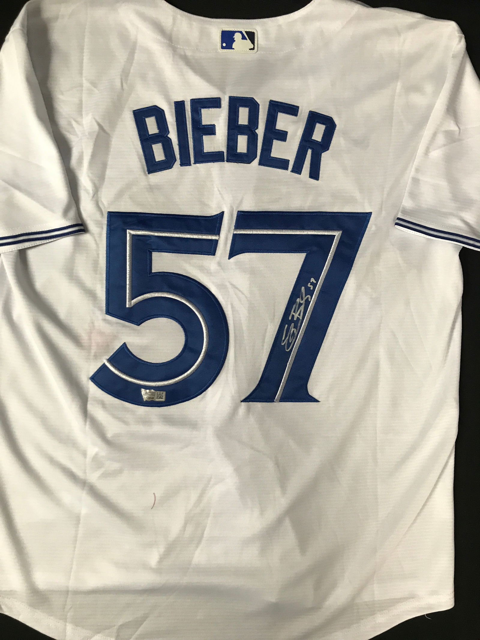 SHANE BIEBER SIGNED TORONTO BLUE JAYS JERSEY - ACE COA (1 of 3)