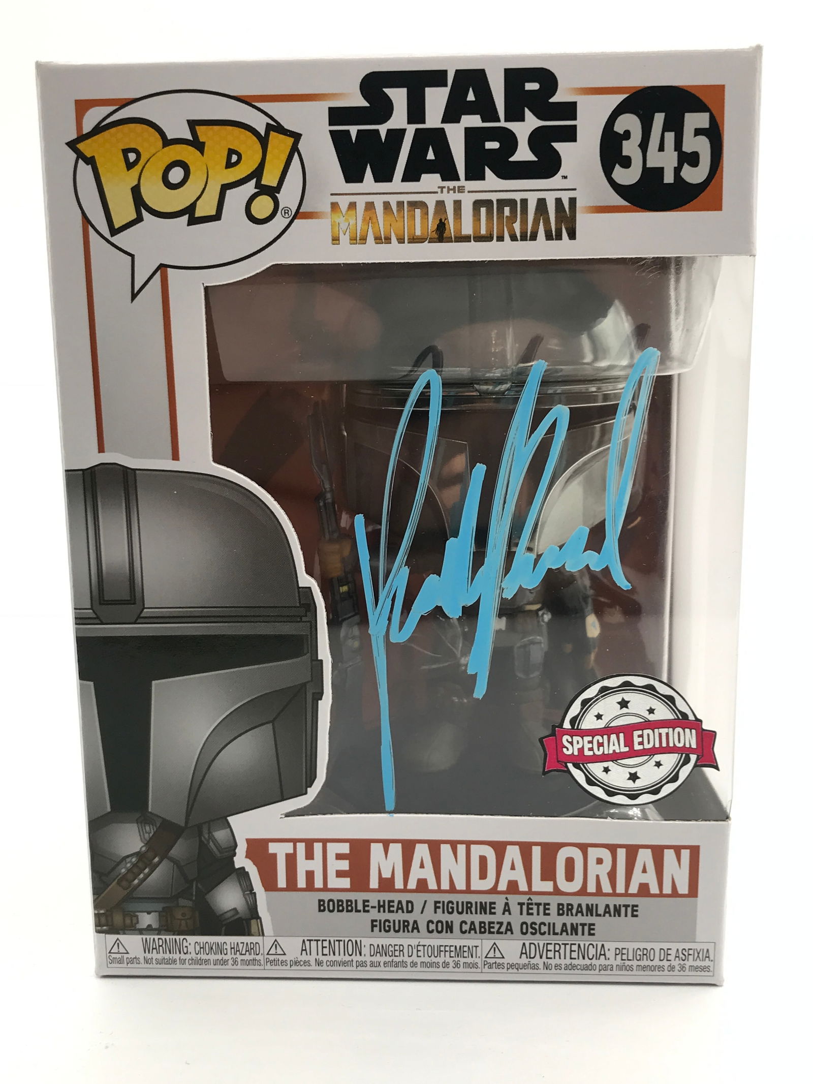 PEDRO PASCAL SIGNED THE MANDALORIAN FUNKO POP - KB COA (1 of 2)