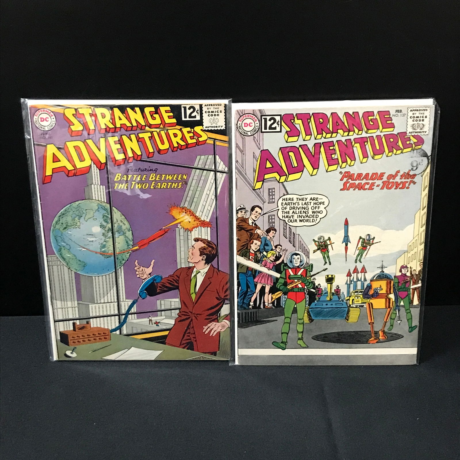 LOT OF 2 STRANGE ADVENTURES COMICS - DC COMICS (1 of 1)