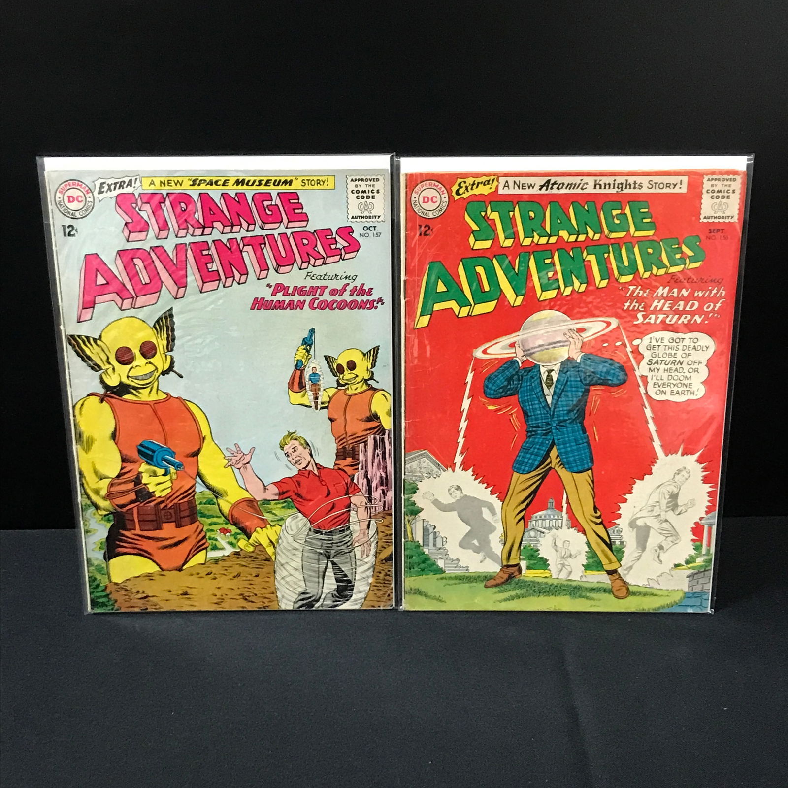 LOT OF 2 STRANGE ADVENTURES COMICS #156-157 - DC COMICS (1 of 1)