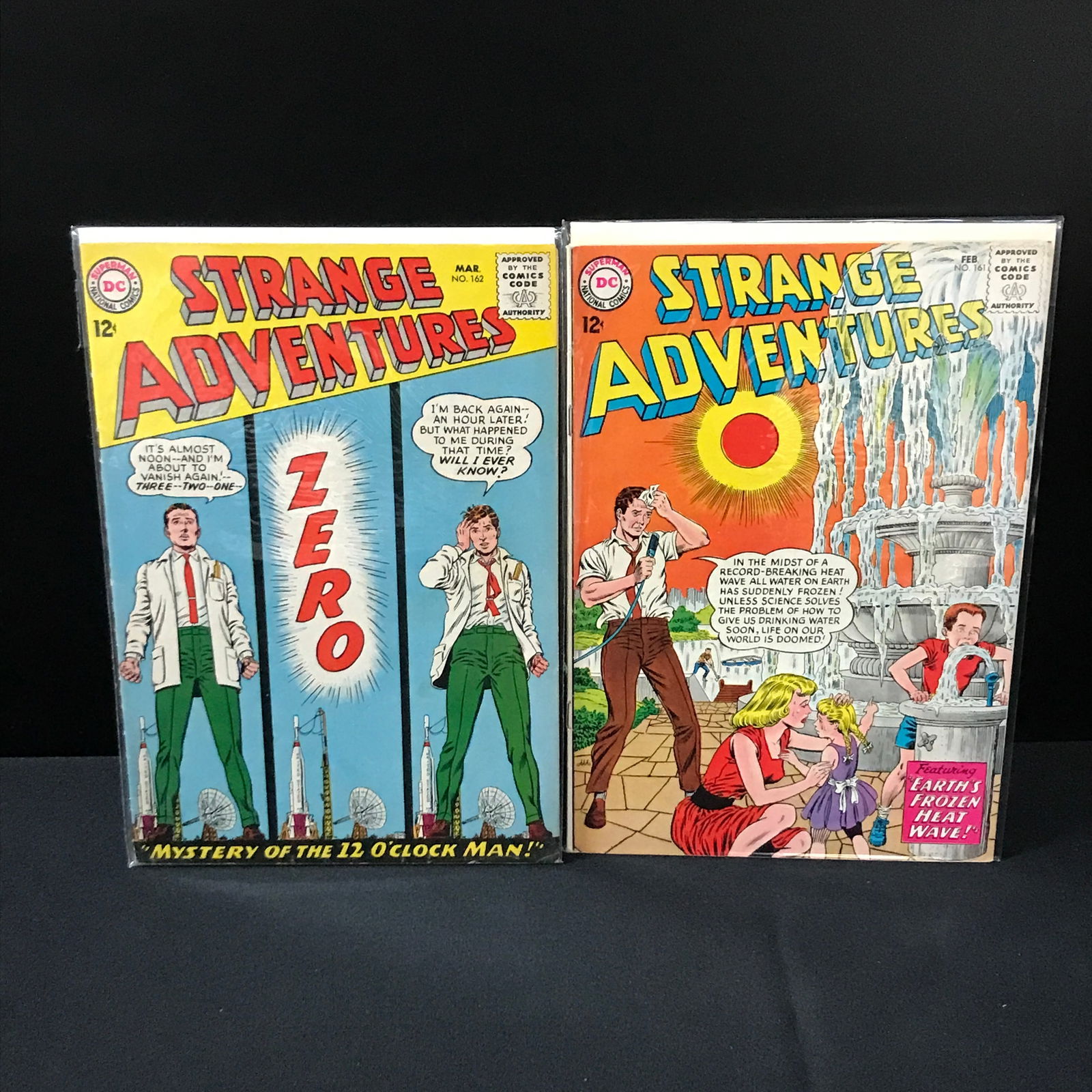 LOT OF 2 STRANGE ADVENTURES COMICS #161-162 - DC COMICS (1 of 1)