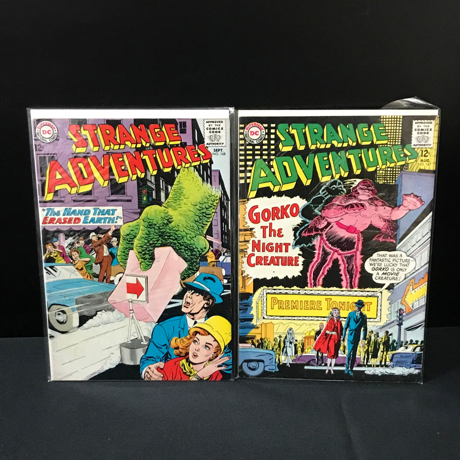 LOT OF 2 STRANGE ADVENTURES COMICS #167-168 - DC COMICS (1 of 1)