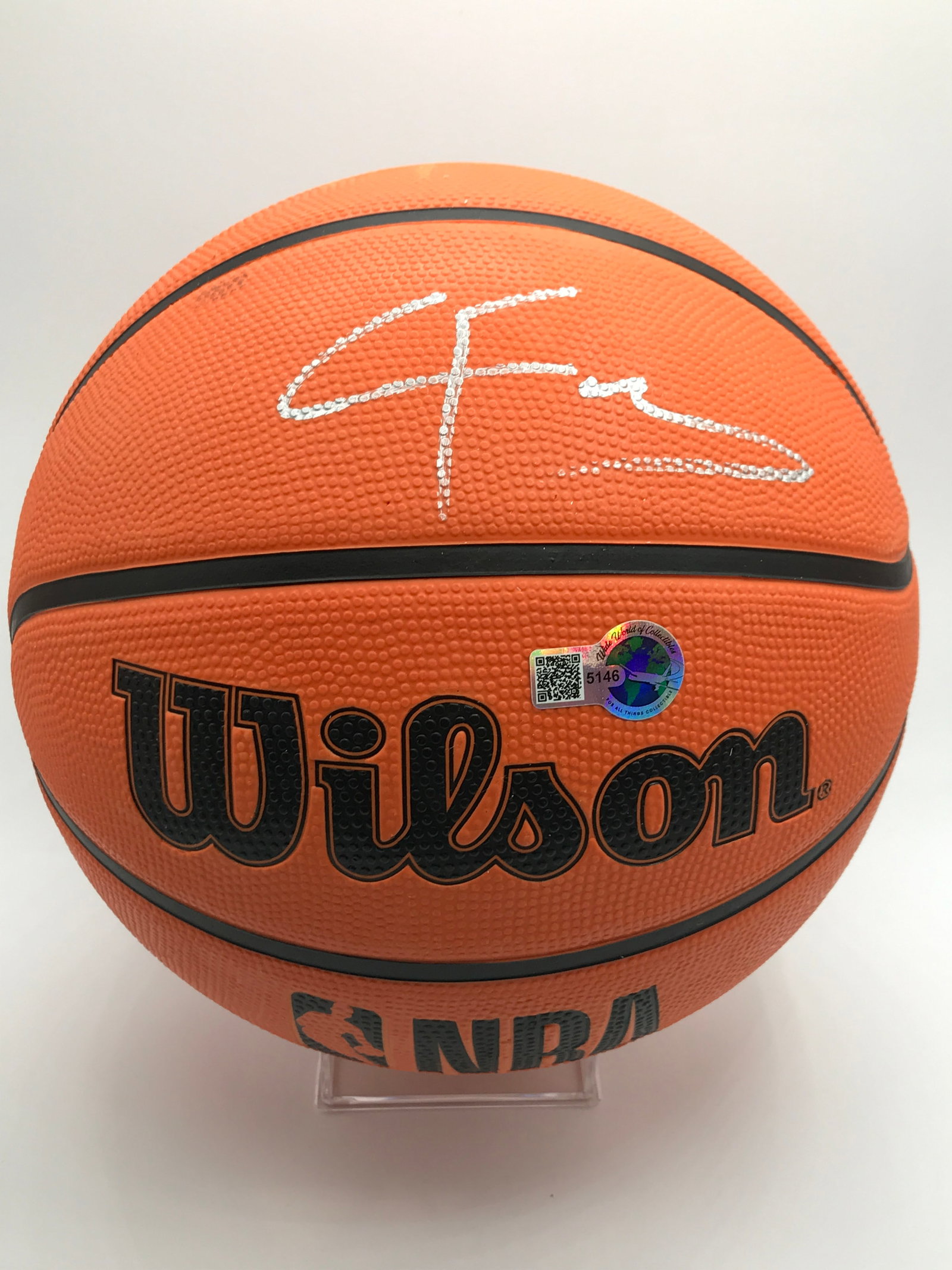 COOPER FLAGG SIGNED BASKETBALL (WWOC COA): Prices are in Canadian dollars