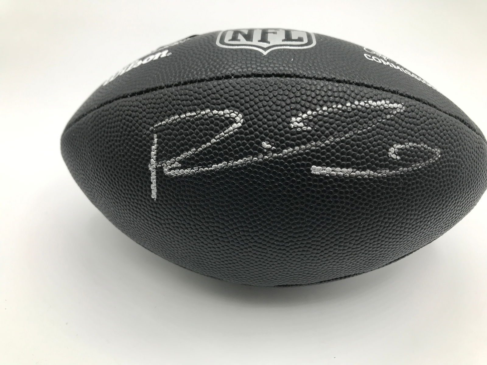 PATRICK MAHOMES SIGNED FOOTBALL ACE COA (1 of 2)