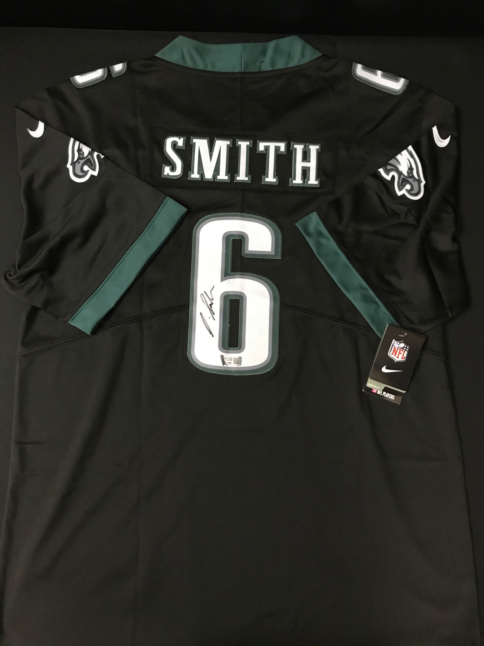 DEVONTA SMITH SIGNED PHILADELPHA EAGLES JERSEY - ACE COA (1 of 3)