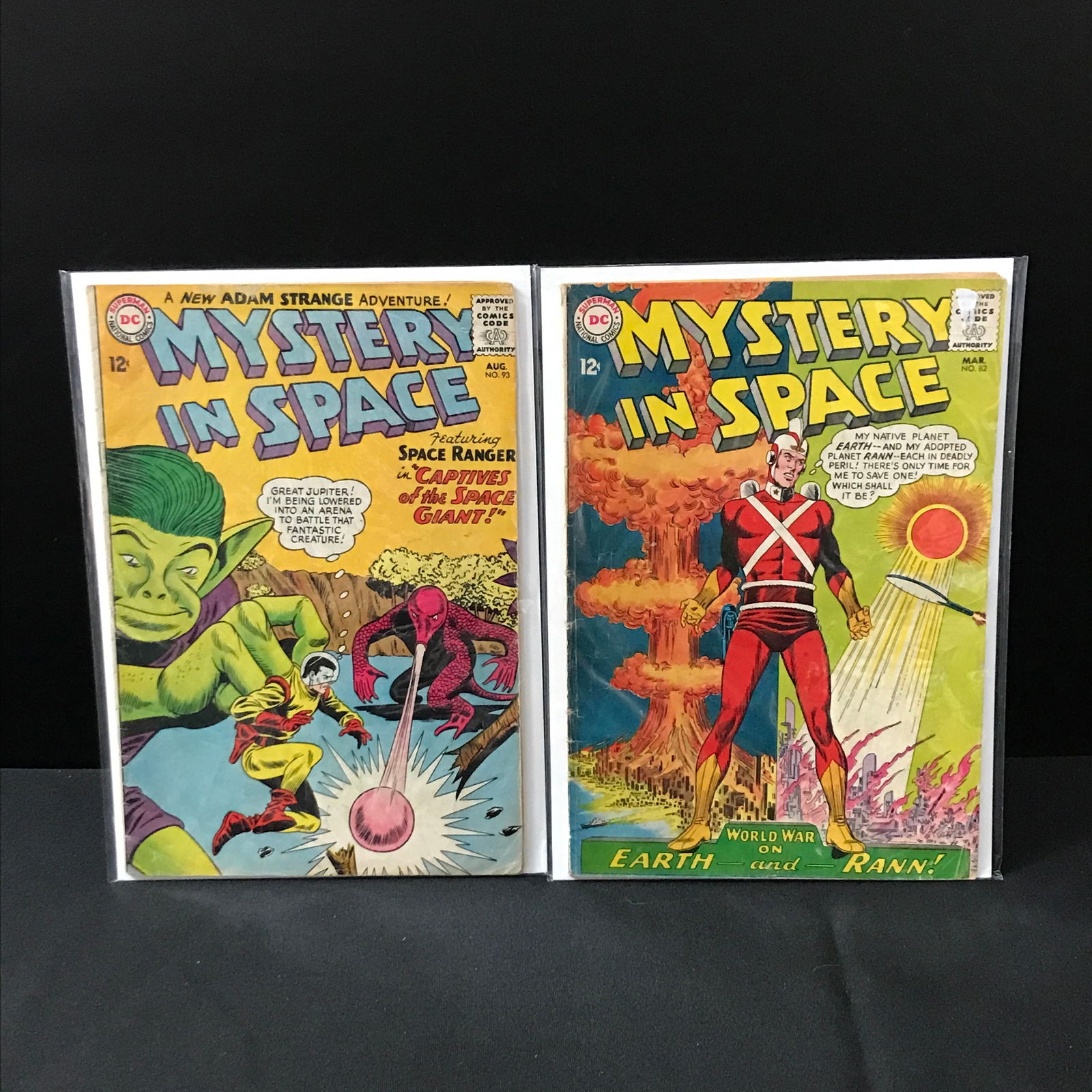 LOT OF 2 MYSTERY IN SPACE COMICS - DC COMICS (1 of 1)