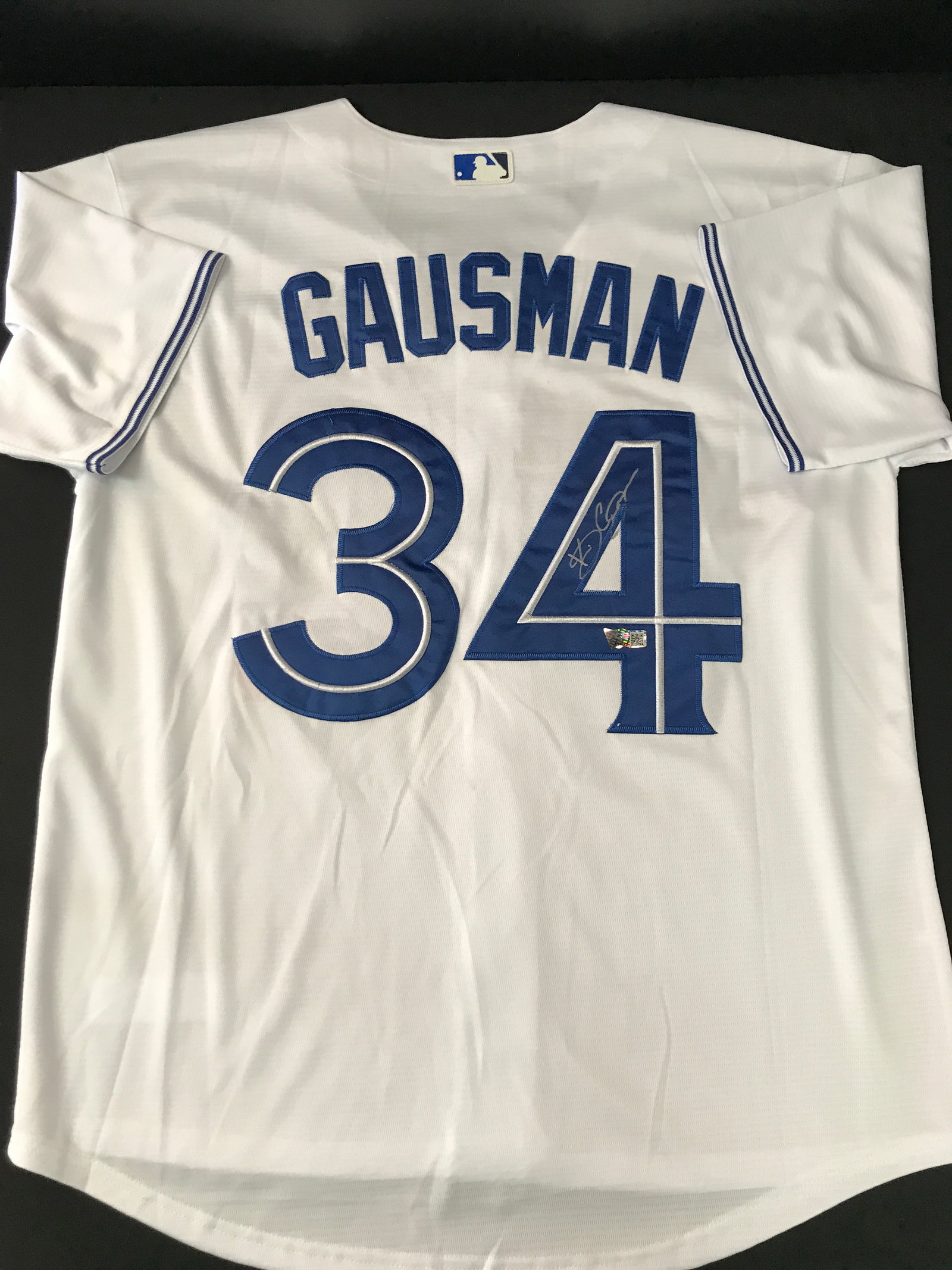 KEVIN GAUSMAN SIGNED TORONTO BLUE JAYS JERSEY - ACE COA: Prices are in Canadian dollars