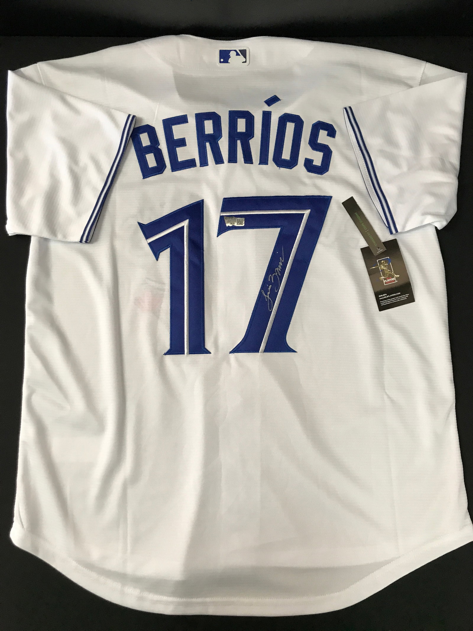 JOSE BERIOS SIGNED TORONTO BLUE JAYS JERSEY - ACE COA: Prices are in Canadian dollars