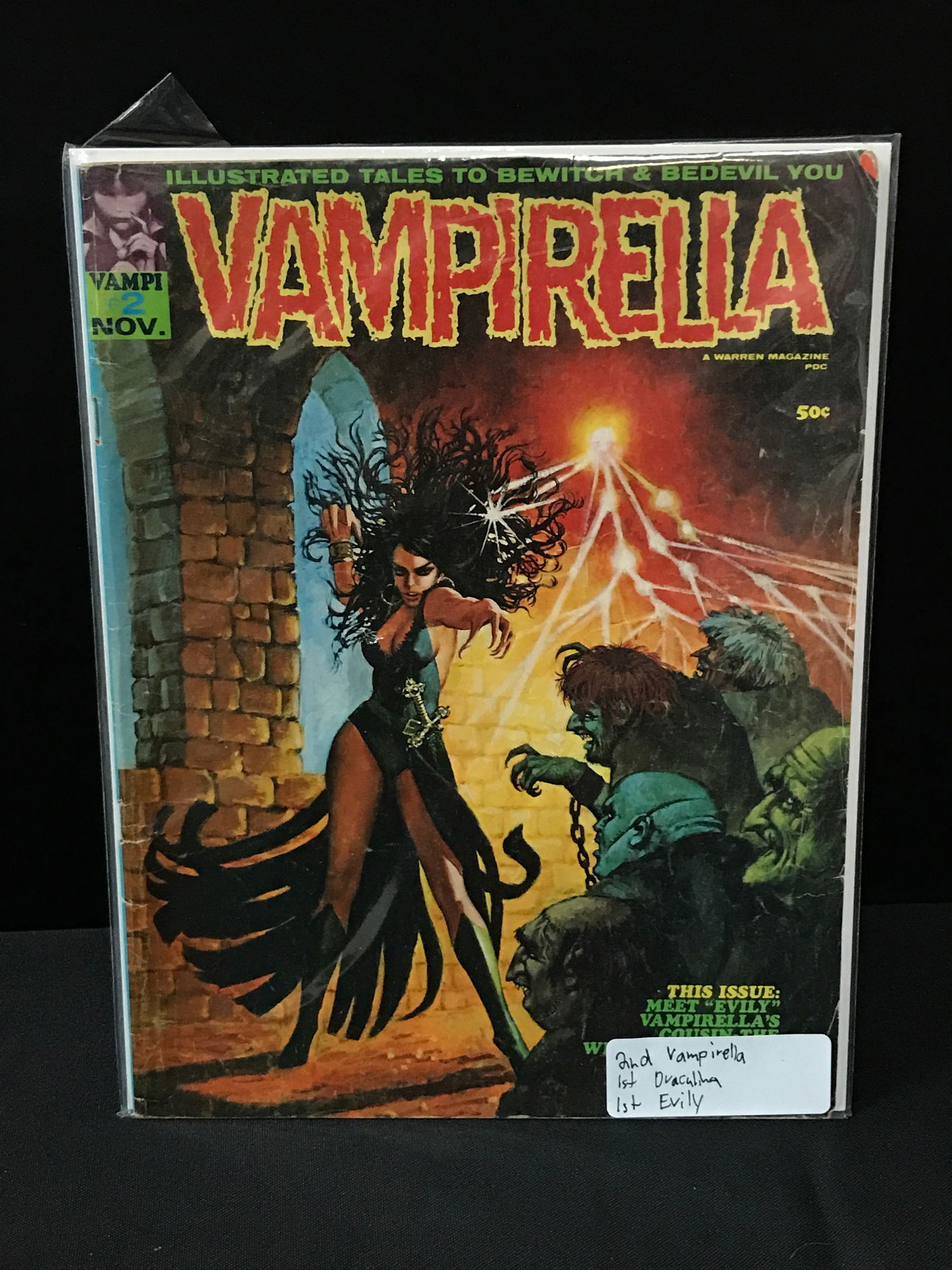 A WARREN MAGAZINE NO.2 VAMPIRELLA (1 of 1)